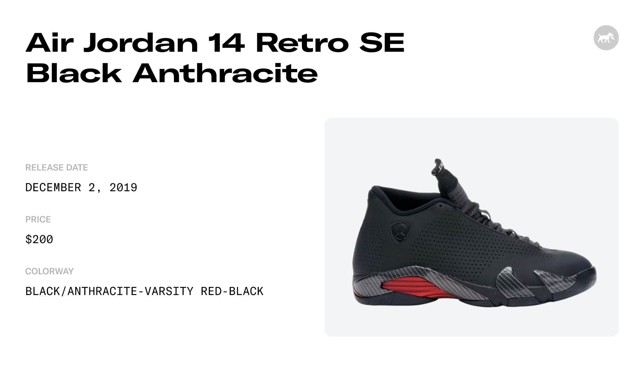 Air Jordan 14 Retro SE Black Anthracite - BQ3685-001 Raffles and Release  Date
