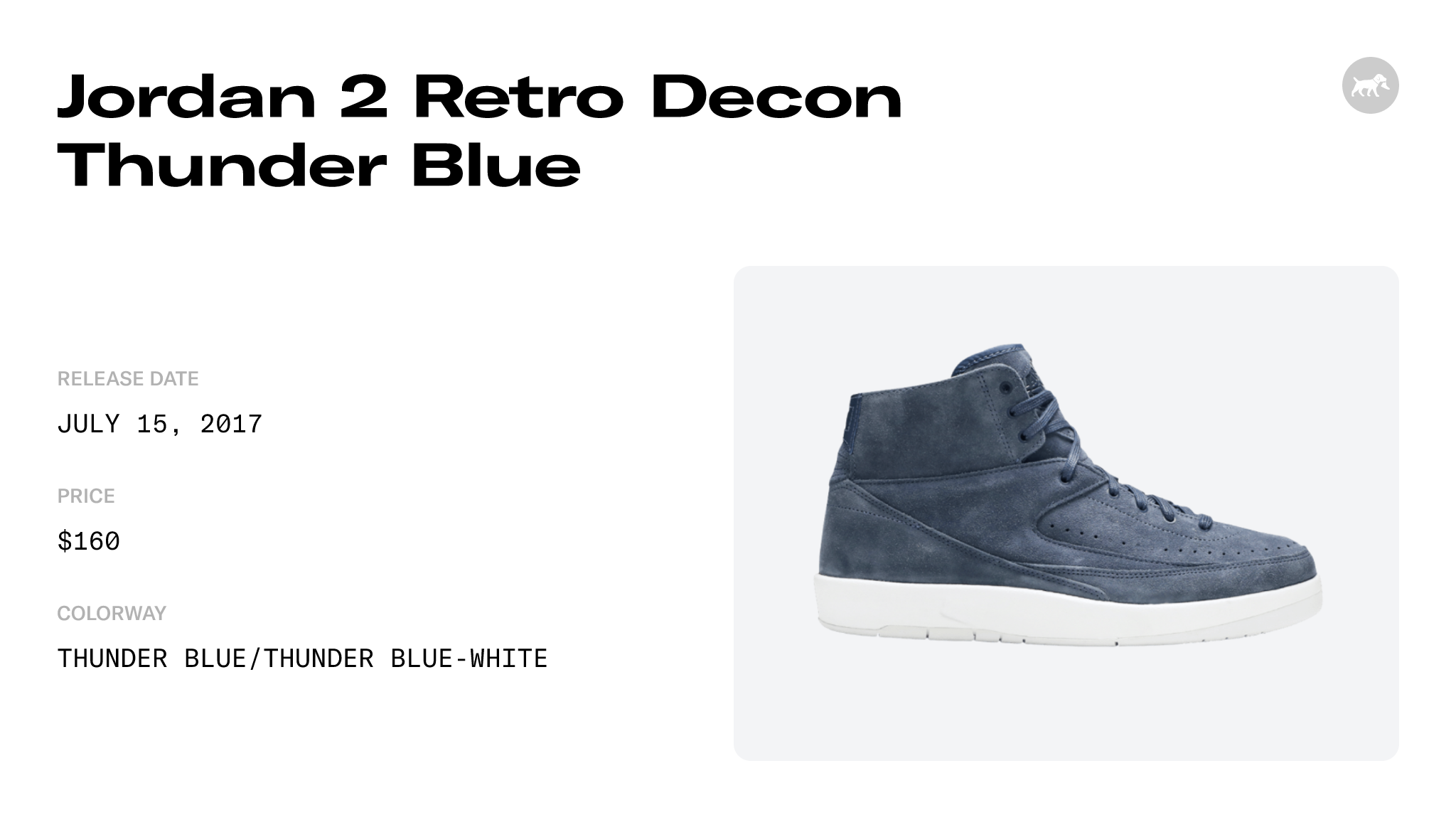 Air jordan 2 sales decon thunder blue