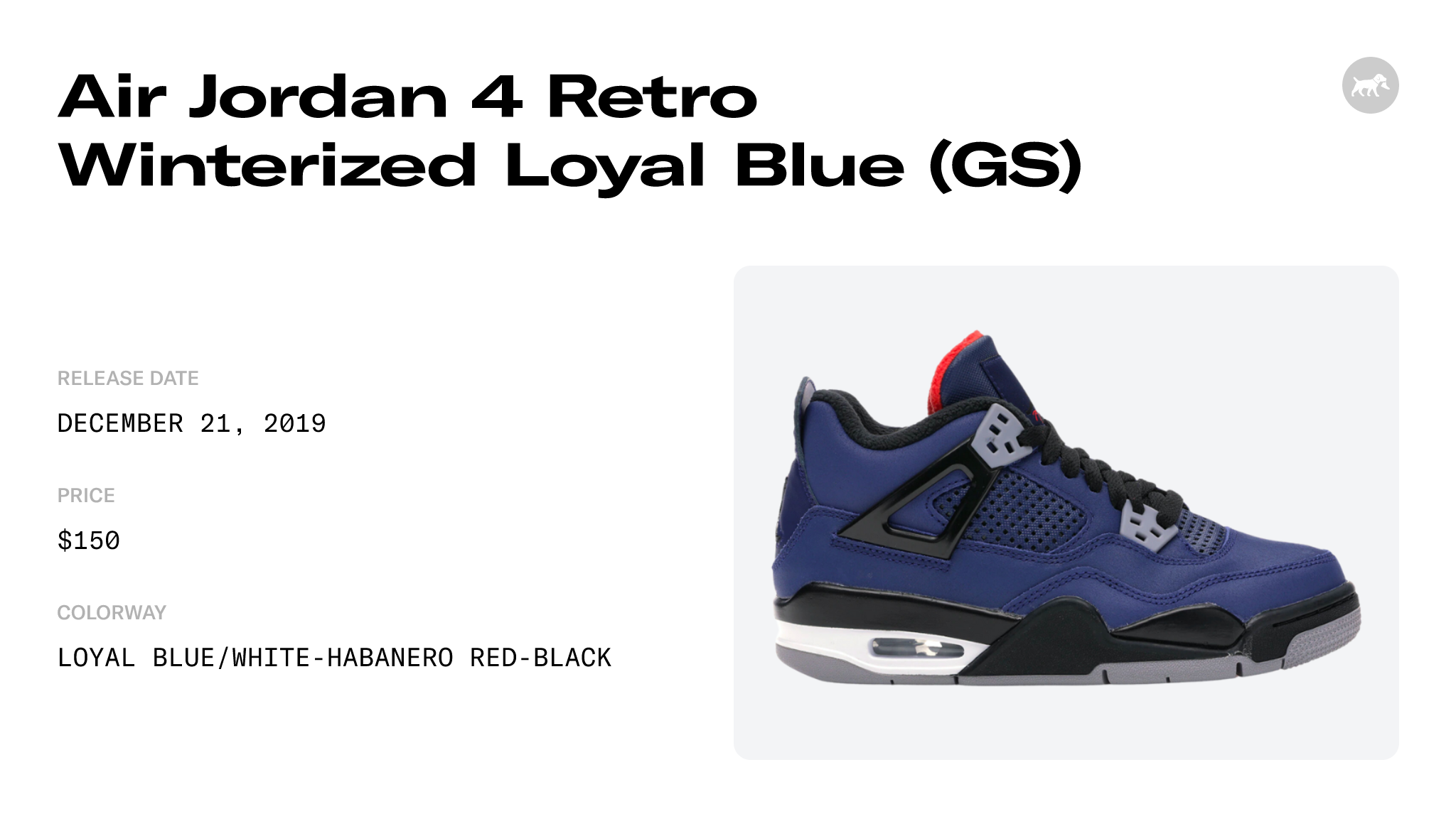 Air Jordan 4 Retro Winterized Loyal Blue (GS) - CQ9745-401 Raffles and  Release Date