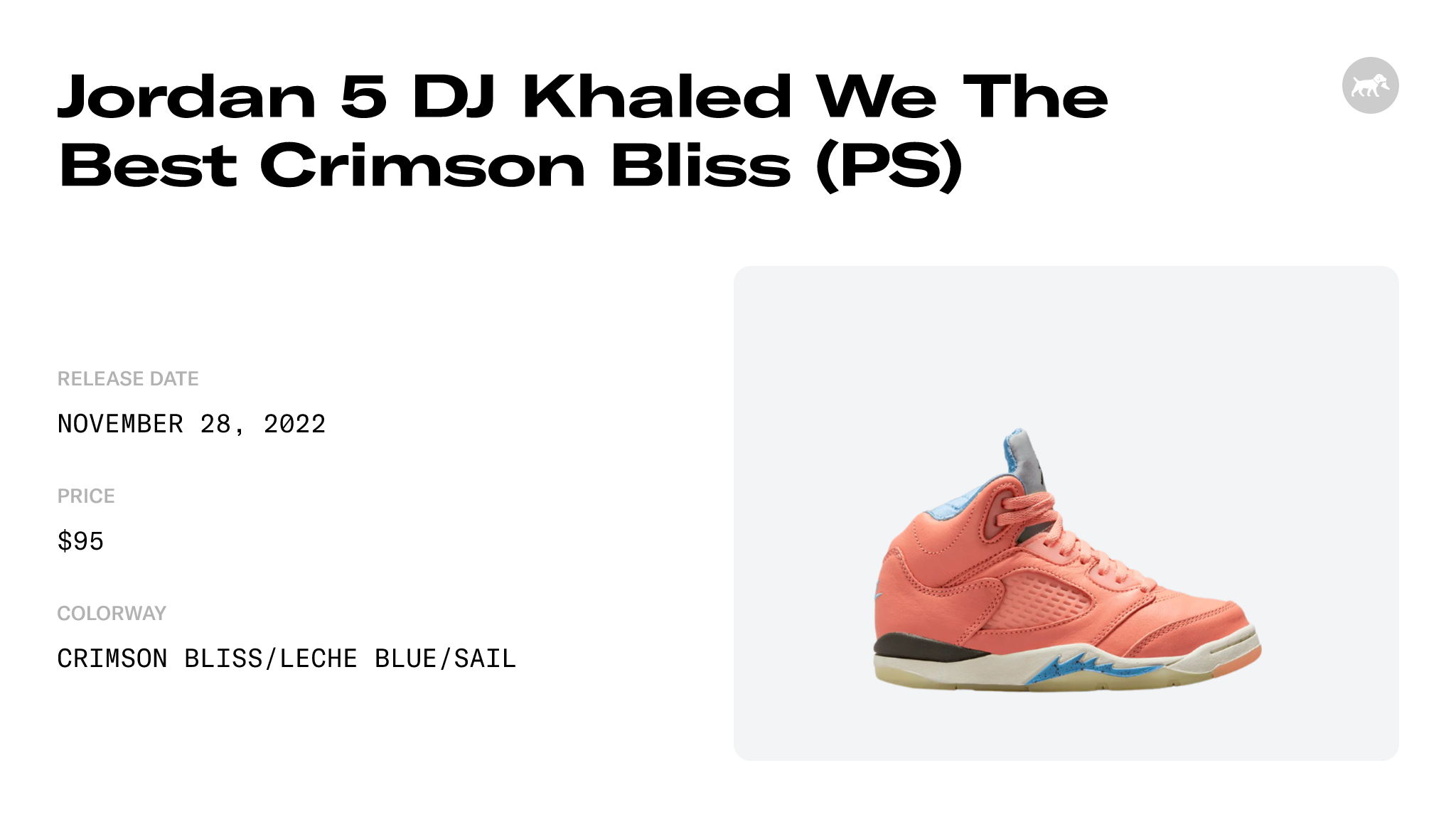 DJ Khaled X Air Jordan 5 Retro 'We The Best Crimson Bliss' - Air Jordan -  DV4982 641 - crimson bliss/leche blue/sail