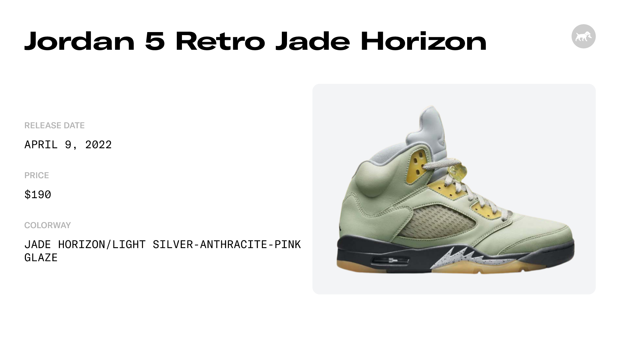 Air Jordan 5 'Jade' (DC7501-300) Release Date. Nike SNKRS