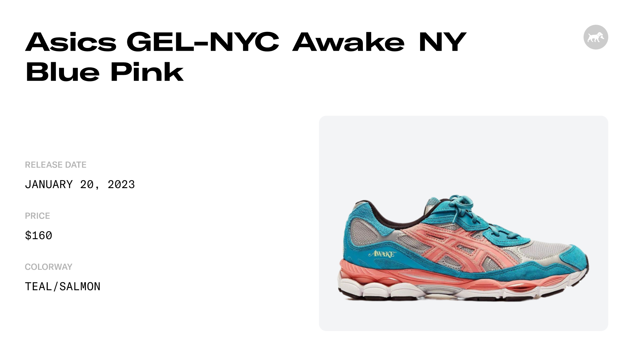 Asics GEL-NYC Awake NY Blue Pink - 1201A850-022 Raffles and 