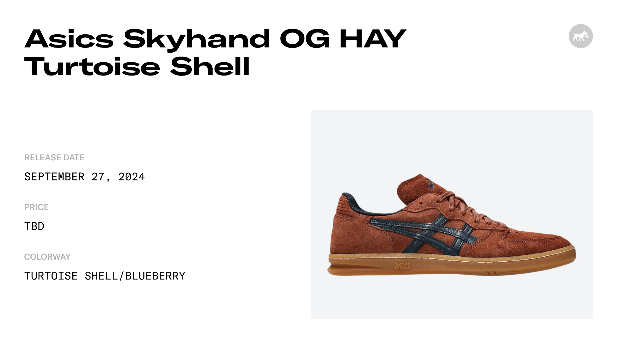 Asics Skyhand Og Hay Turtoise Shell - 1203a563-200 Release Info