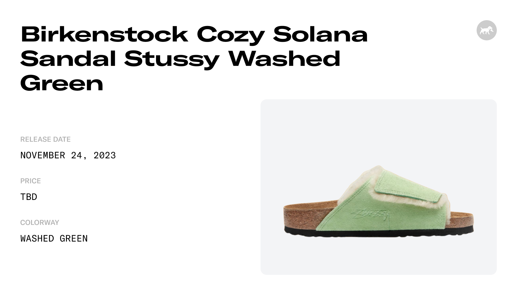 Birkenstock Cozy Solana Sandal Stussy Washed Greenfalse Raffles