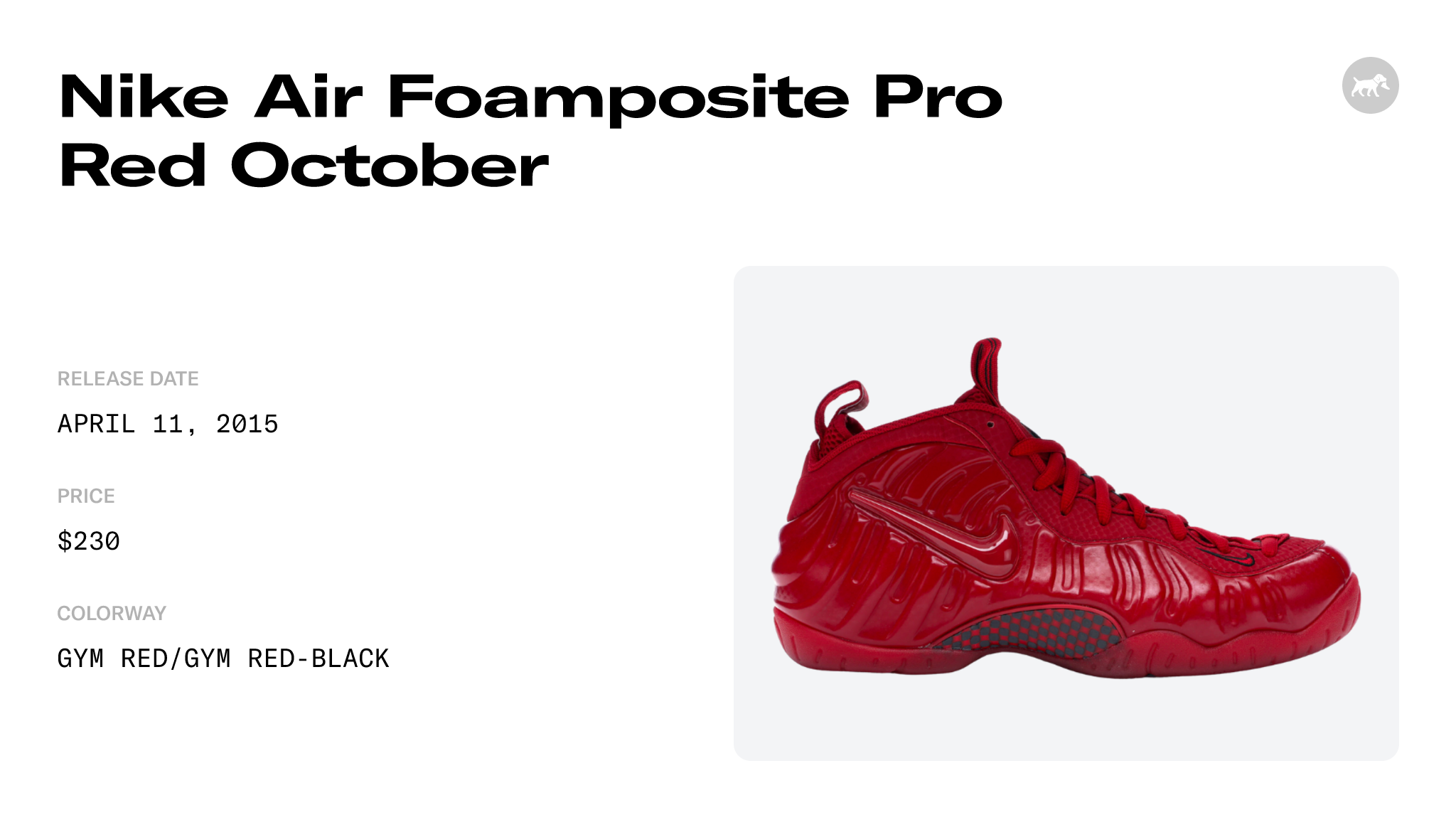 Nike Air Foamposite Pro Red October - 624041-603 Raffles and Release Date