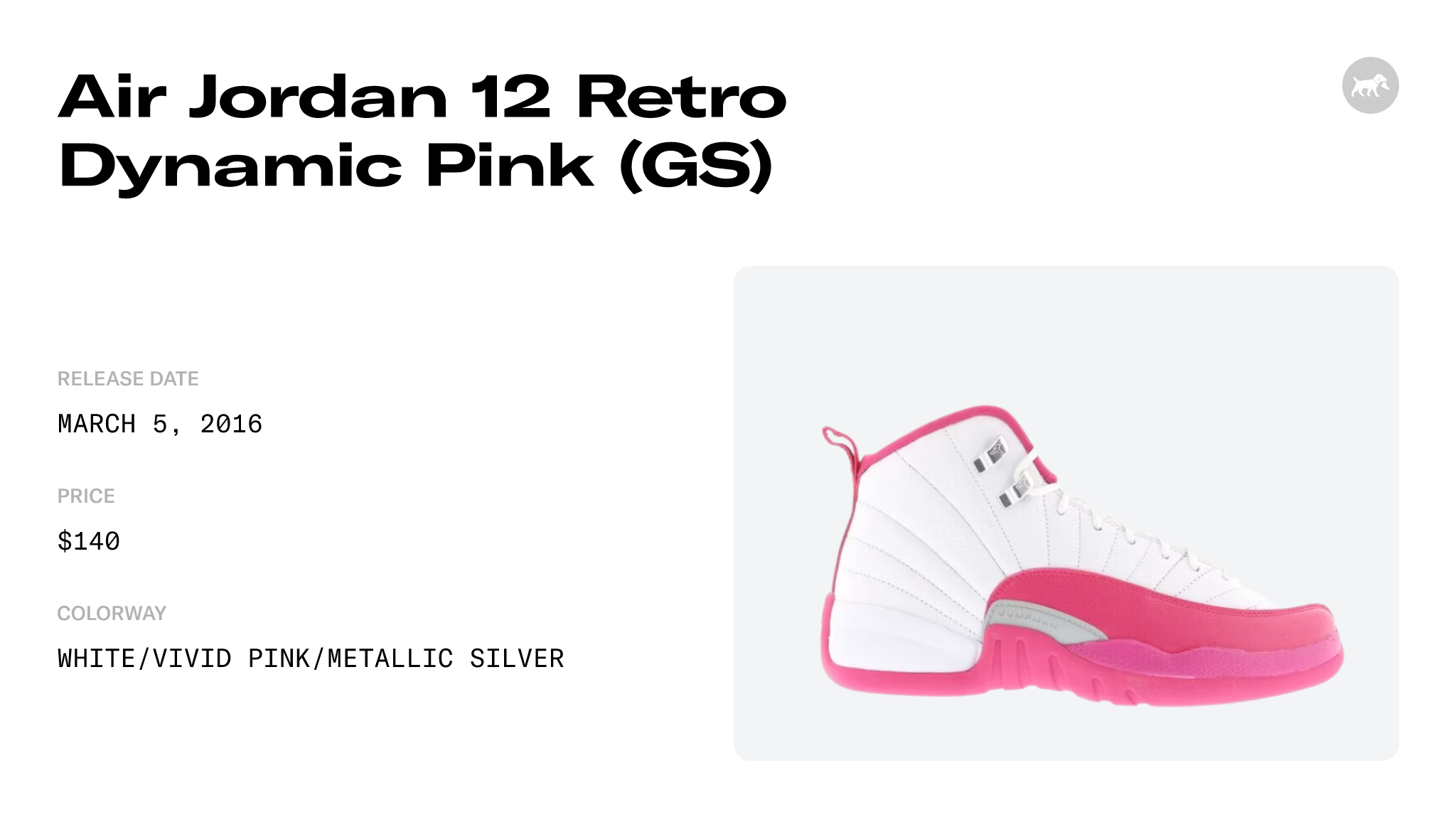 Air Jordan 12 Retro Dynamic Pink (GS) - 510815-109 Raffles and 