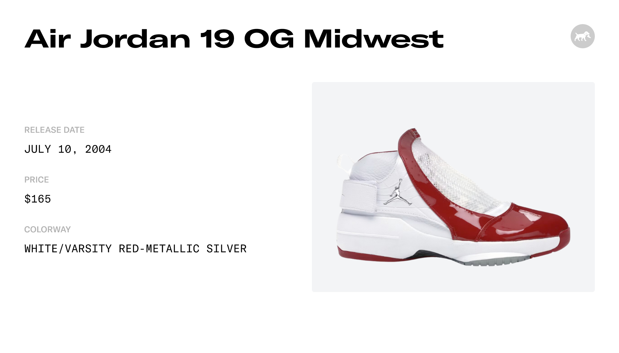 Air Jordan 19 OG Midwest 307546 101 Raffles Where to Buy