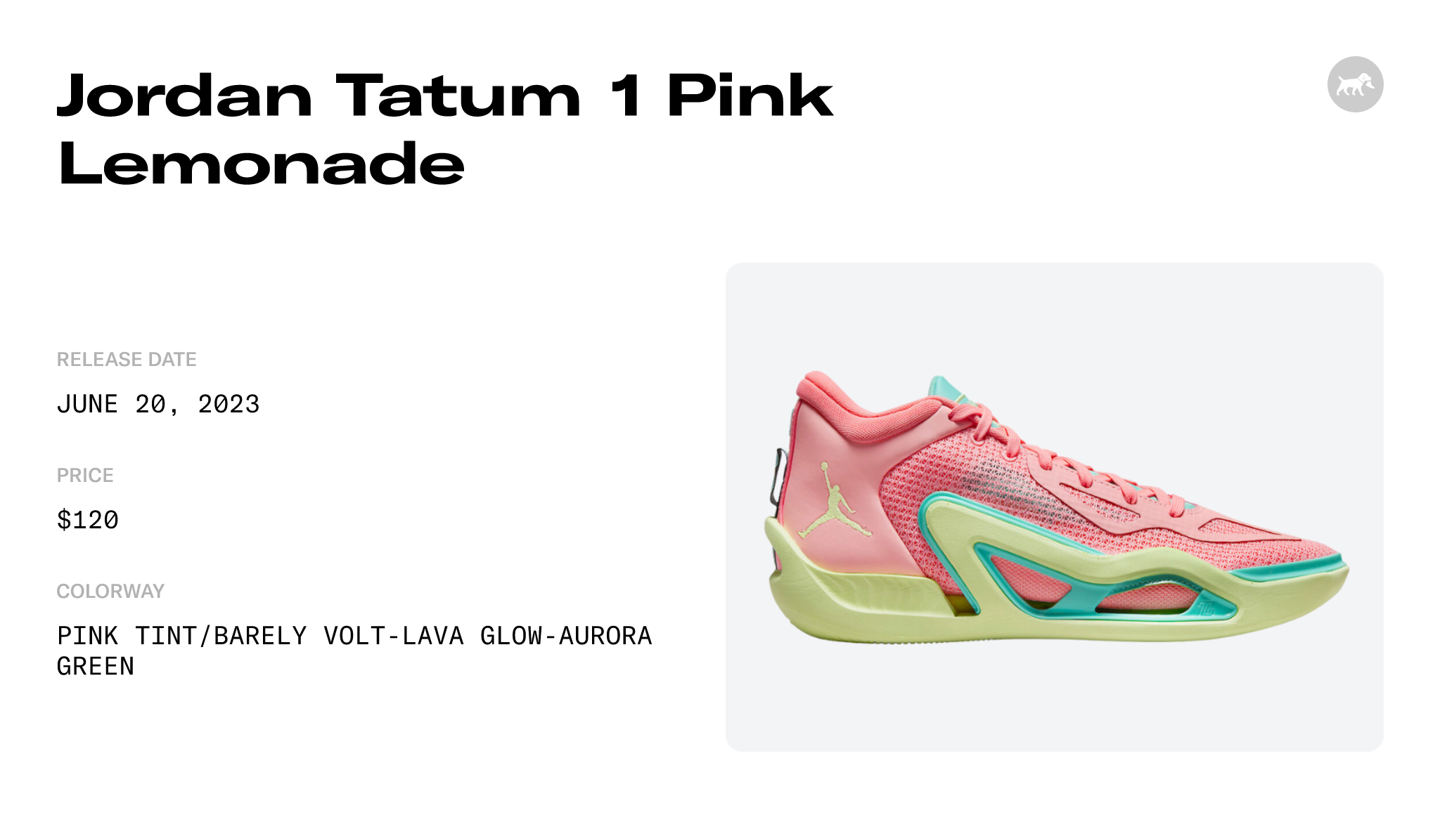 Jayson Tatum Jordan Tatum 1 'Pink Lemonade' Release Info: How to Buy –  Footwear News