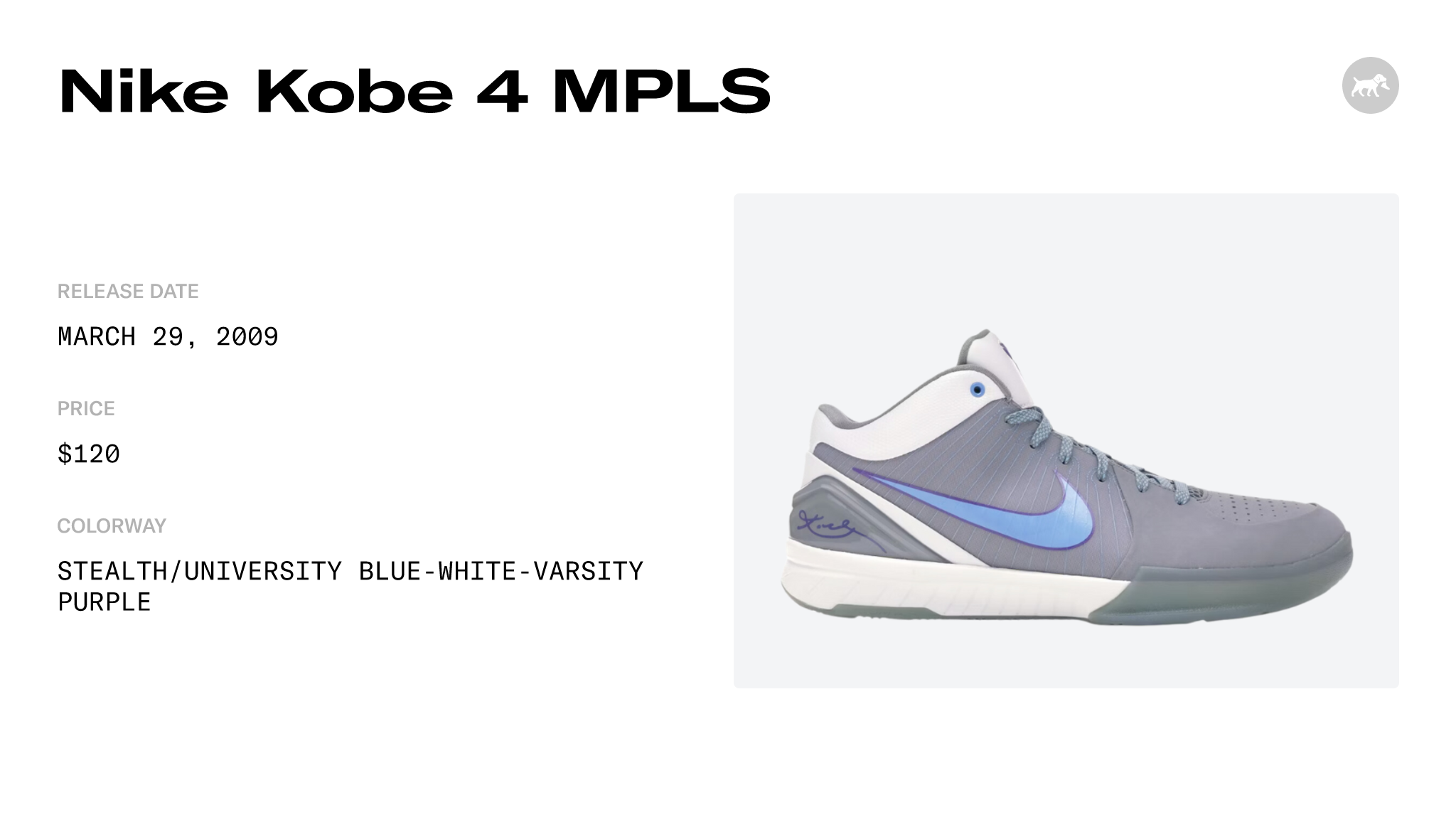 Kobe 4 hot sale mpls