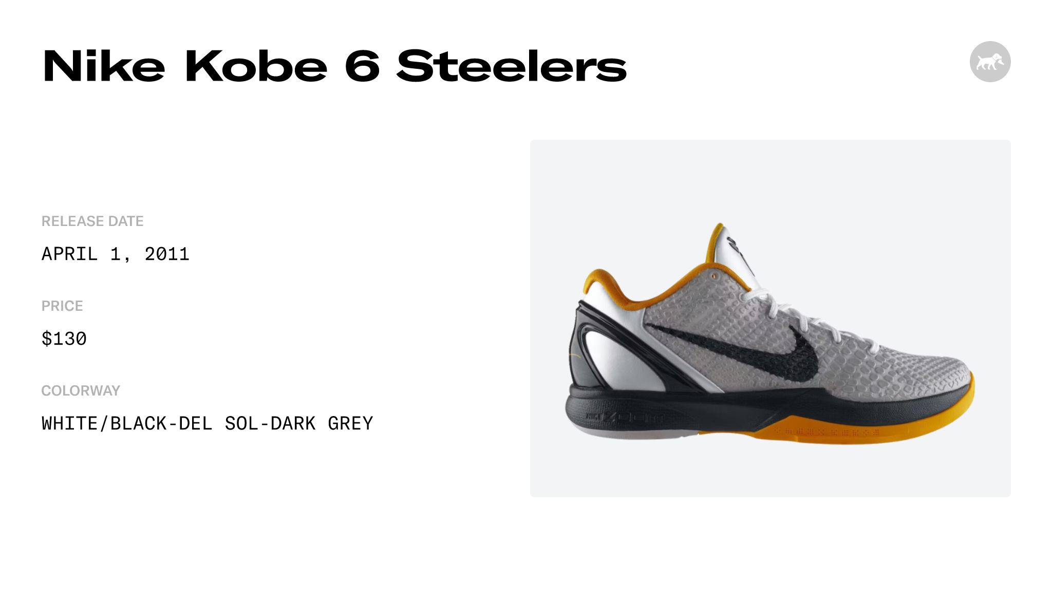 Kobe on sale 6 steelers