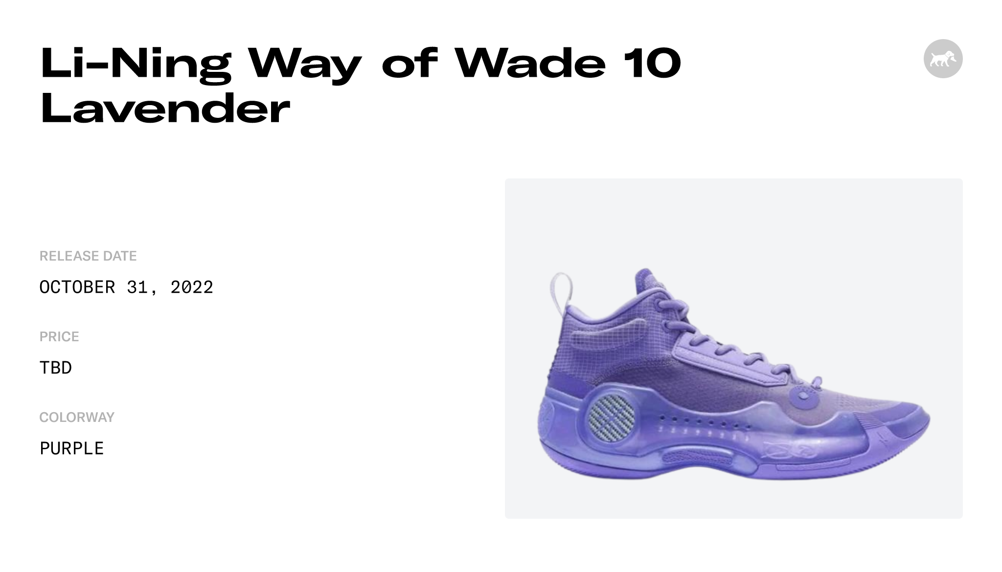 li ning way of wade 10 lavender abas115 5