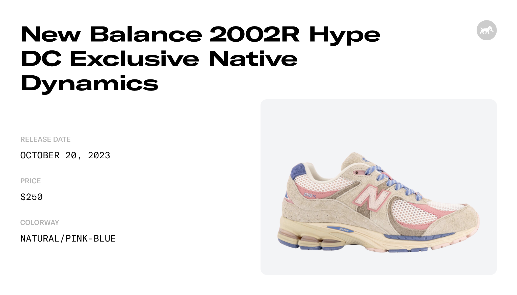 New Balance 2002R Hype DC Exclusive Native Dynamics - M2002RHE