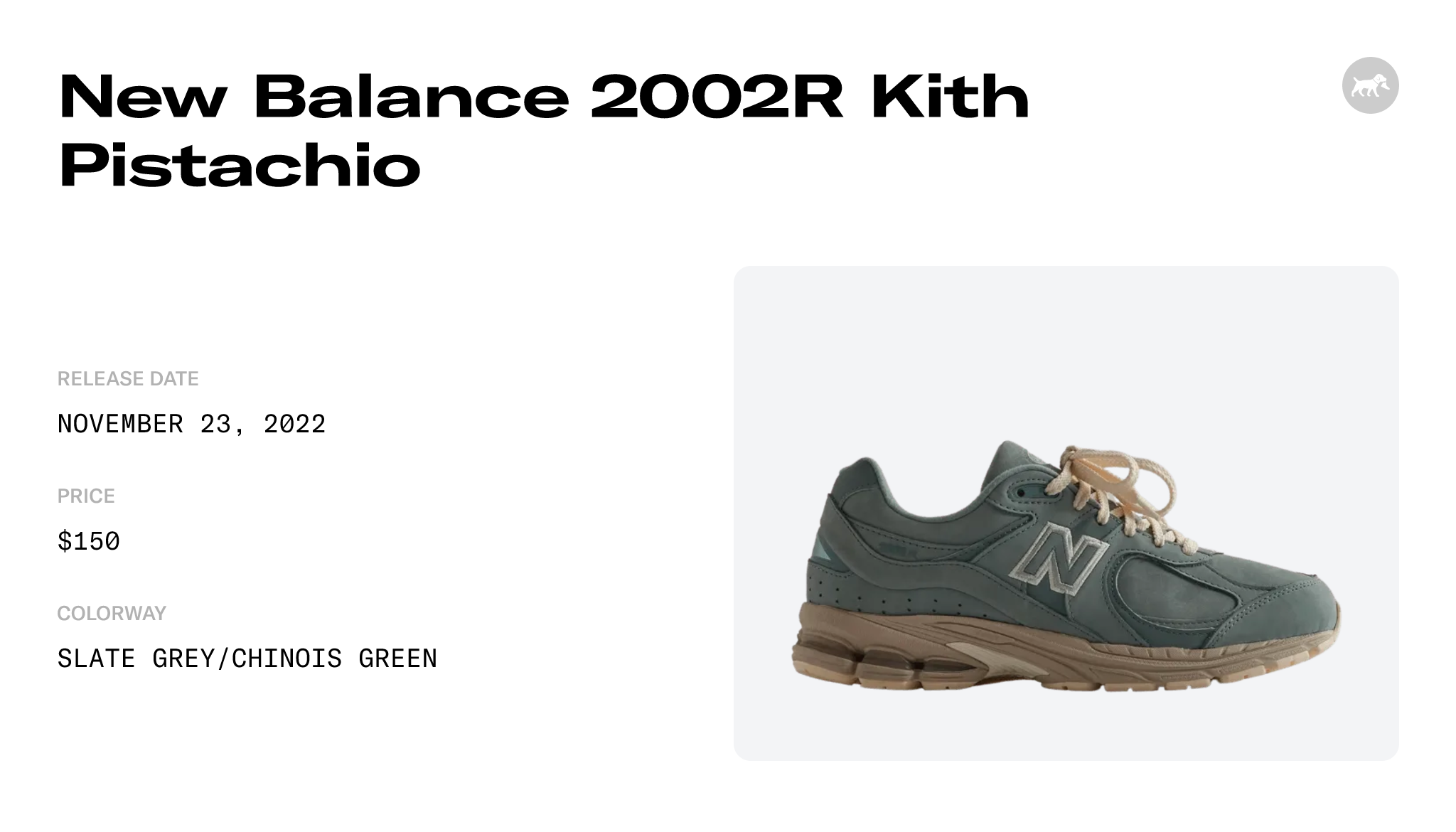 New Balance 2002R Kith Pistachio - M2002RK1 Raffles and Release Date