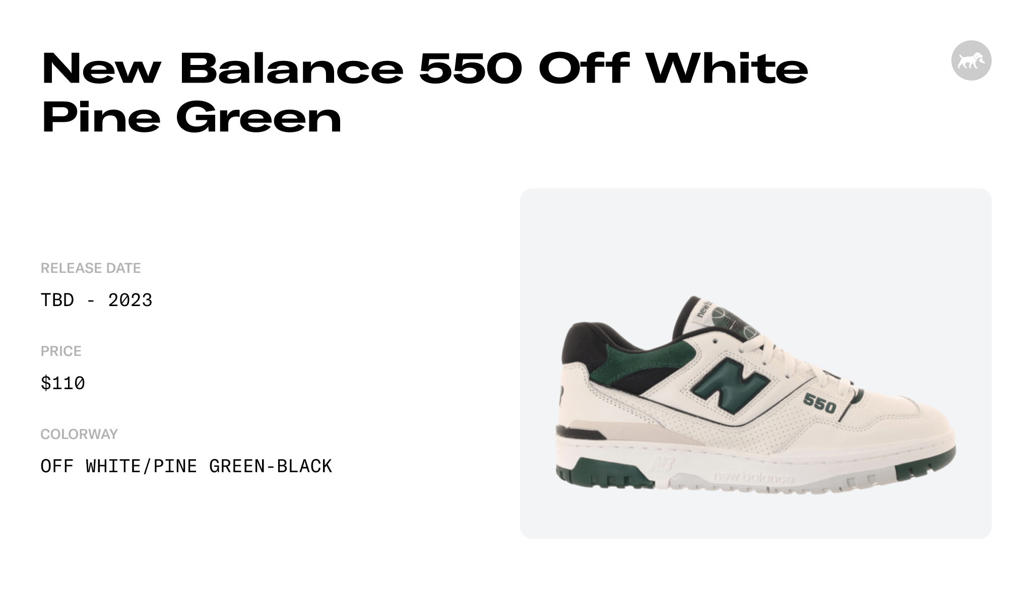 New Balance 550 Pine Green Release Info