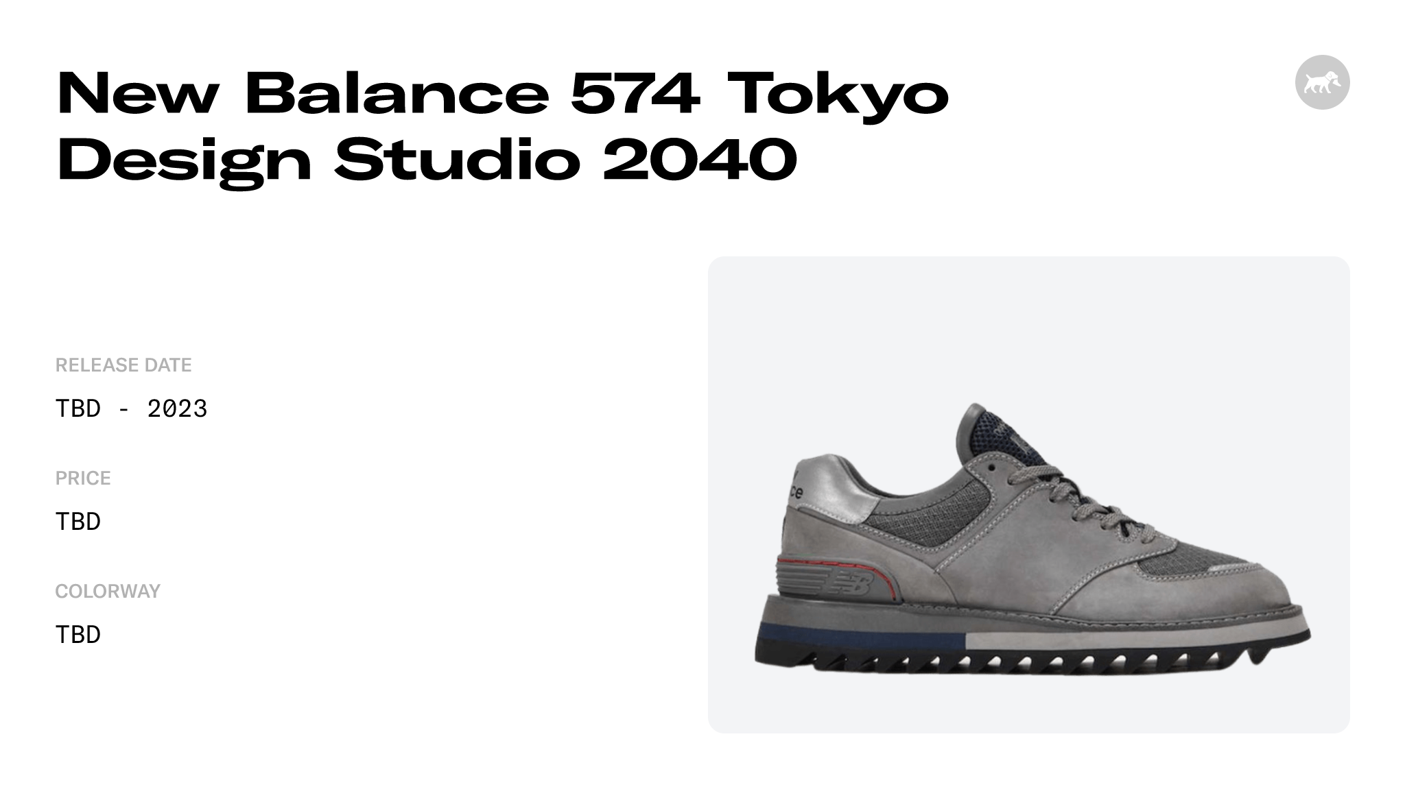 New Balance 574 Tokyo Design Studio 2040 - MS574TCC Raffles and