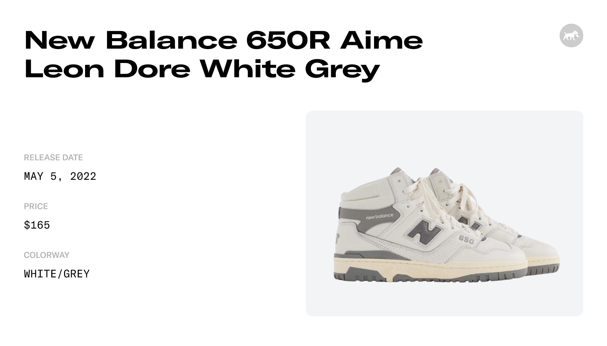 New Balance 650R Aime Leon Dore White Grey - BB650RA1 Raffles and Release  Date