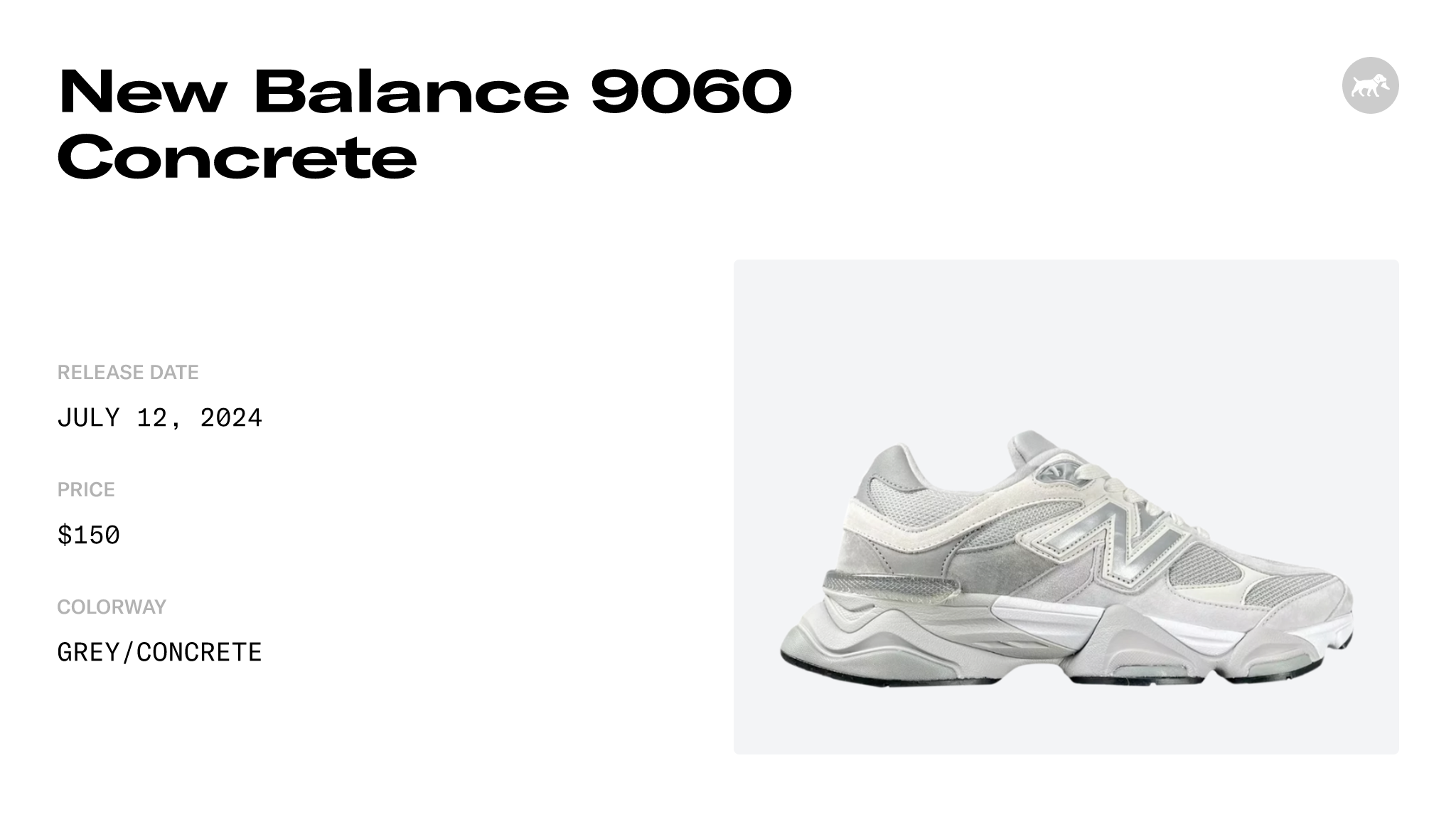 New Balance 9060 Concrete - U9060JCG Raffles & Where to Buy