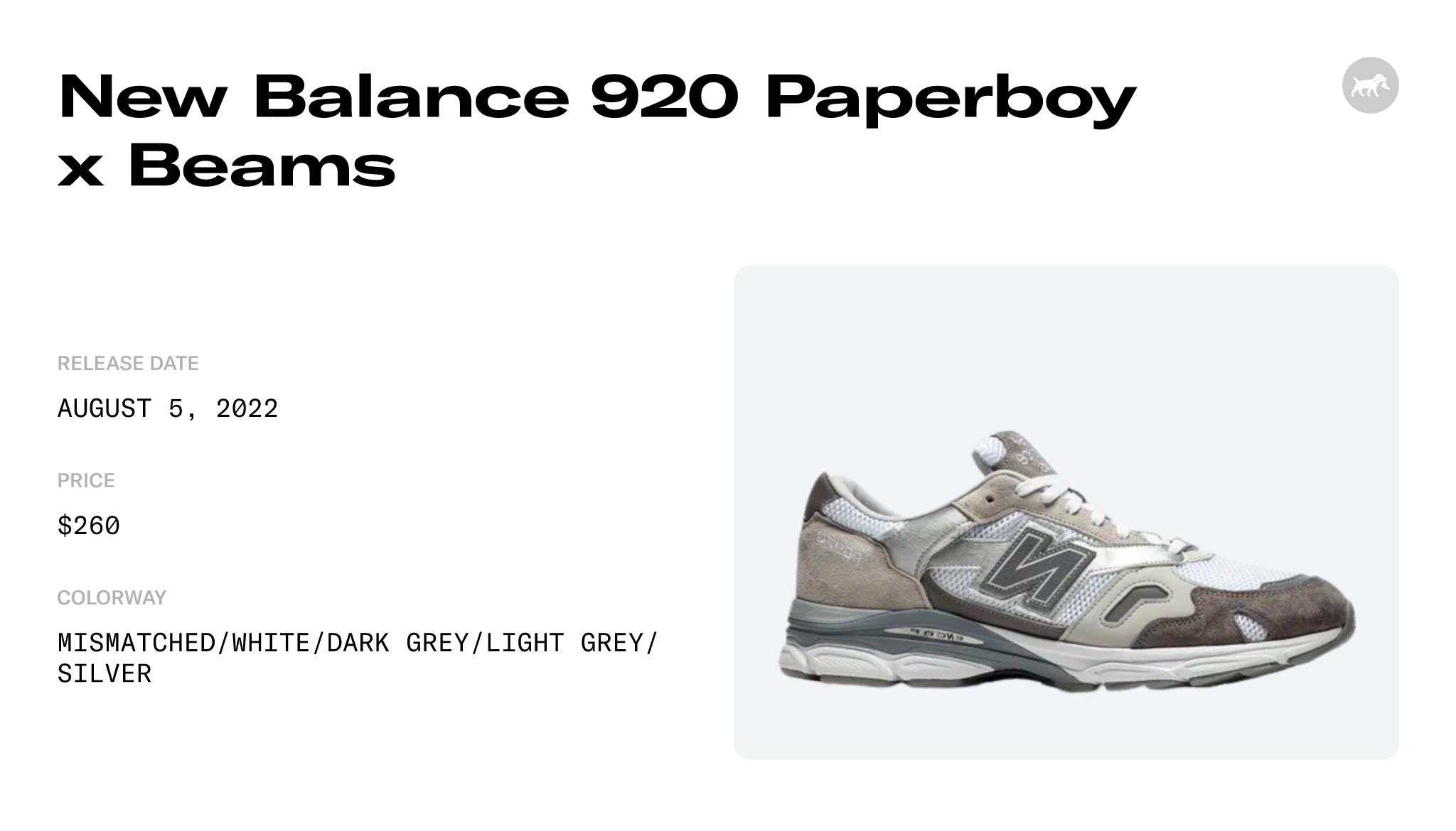 New Balance 920 Paperboy x Beams - M920PPB Raffles and Release Date