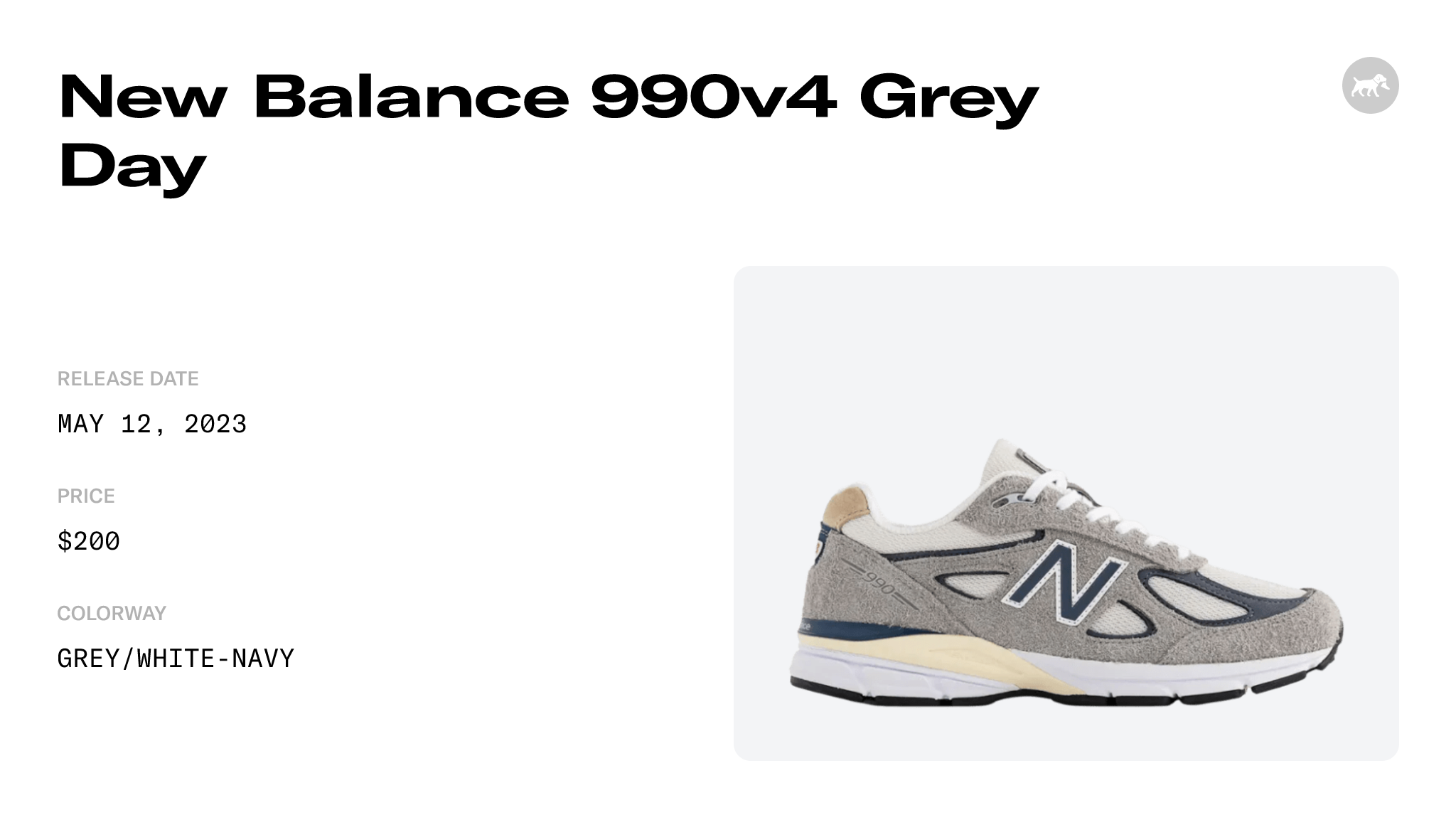 New Balance 990v4 Grey Day - U990TA4 Raffles and Release Date