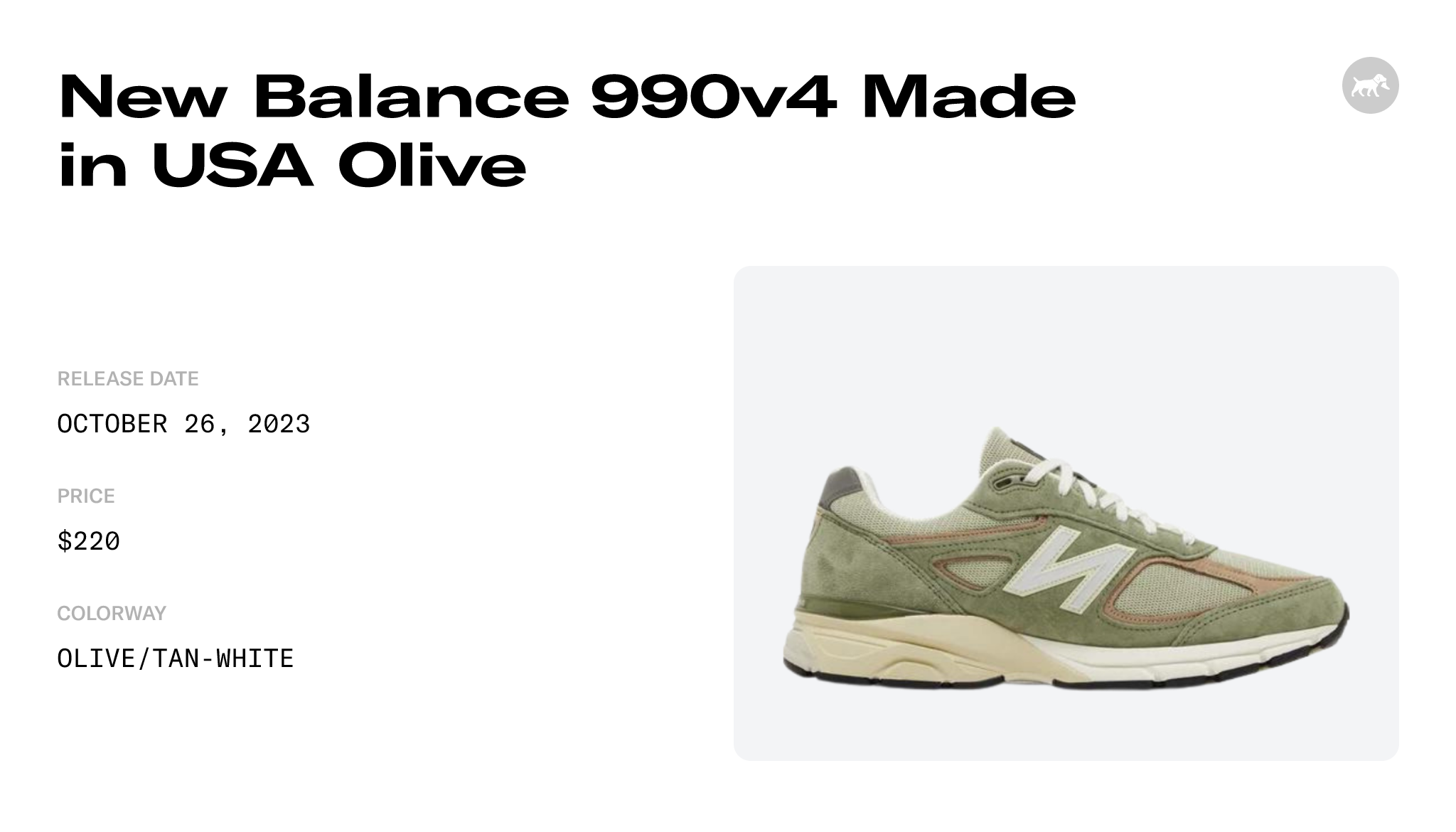 New Balance 990v4 Made in USA Olive - U990GT4 Raffles and Release Date