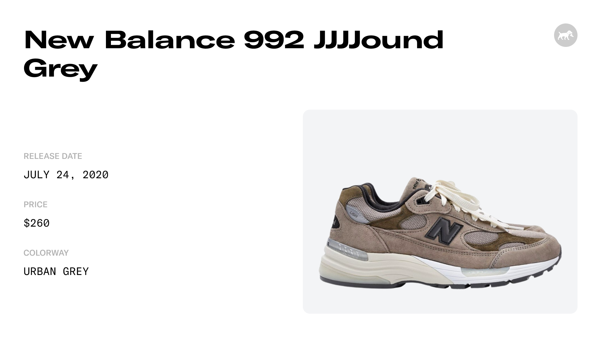 New Balance 992 JJJJound Grey - AMUS990MC3 Raffles and Release Date