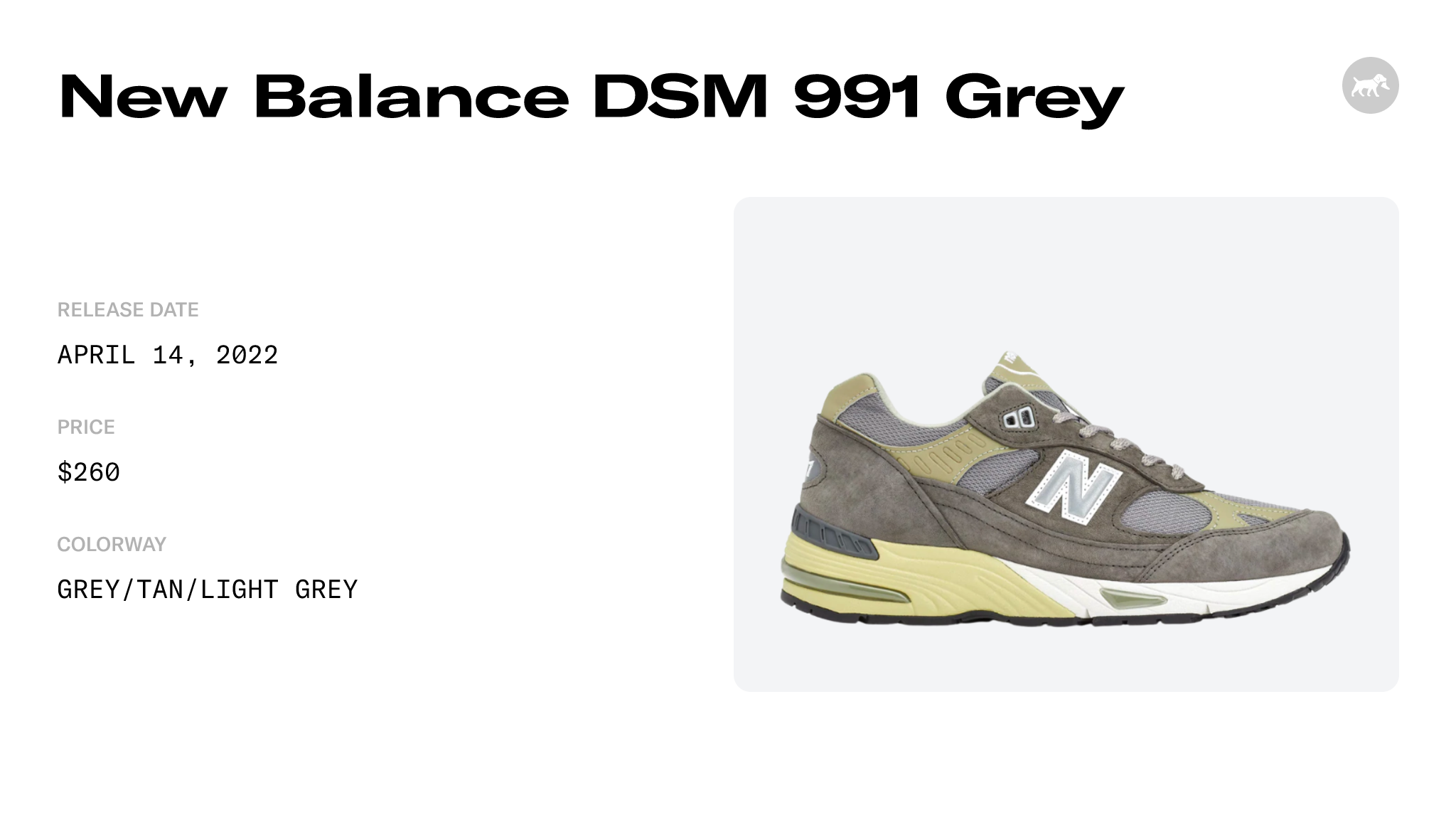 New Balance DSM 991 Grey Raffles and Release Date