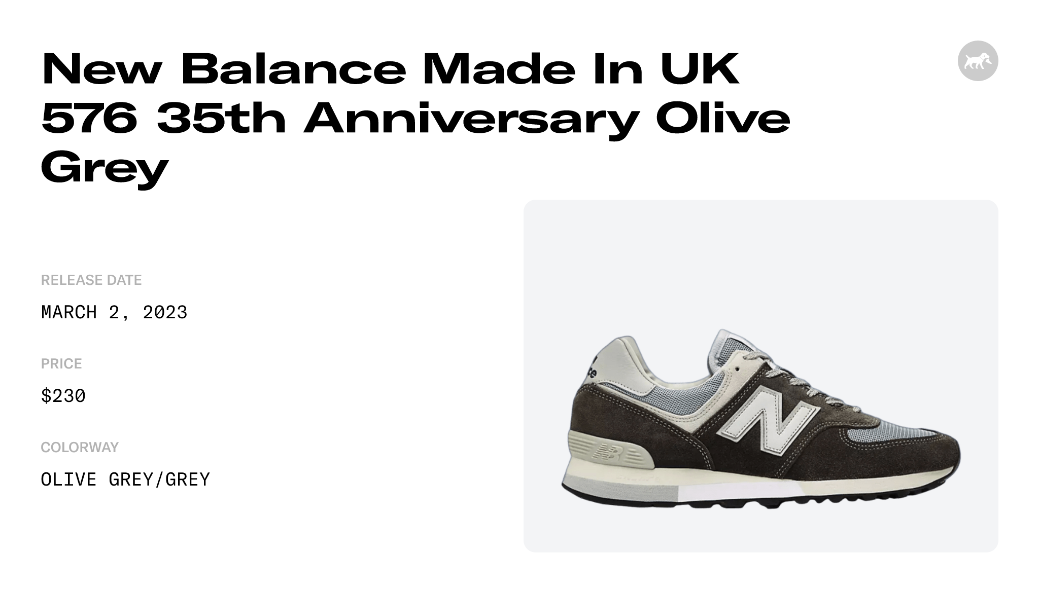 New Balance Made In UK 576 35th Anniversary Olive Grey - OU576AGG Raffles  and Release Date