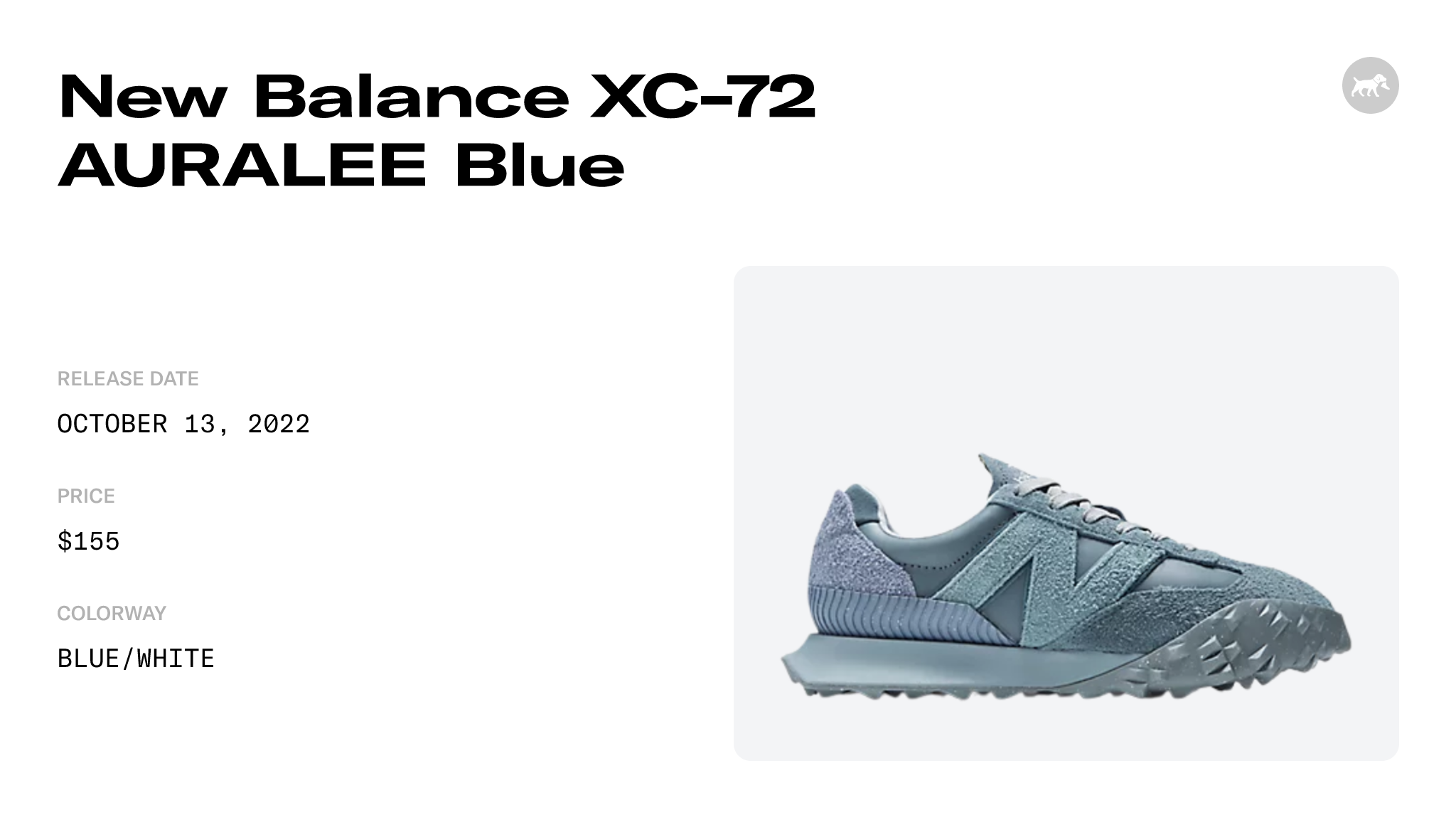 New Balance XC-72 AURALEE Blue - UXC72AR Raffles and Release Date