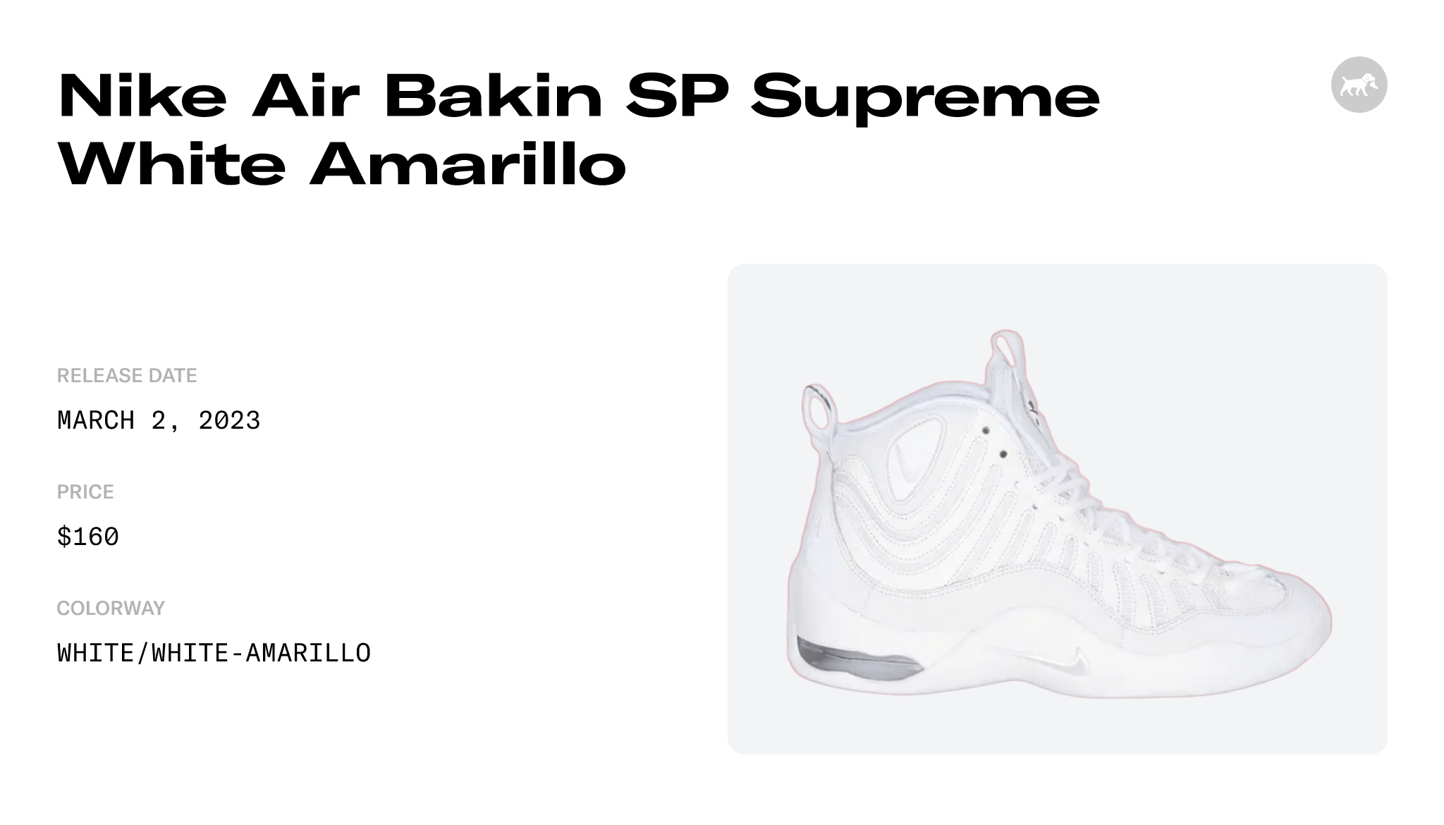 Nike Air Bakin SP Supreme White Amarillo - DX3292-100 Raffles and Release  Date