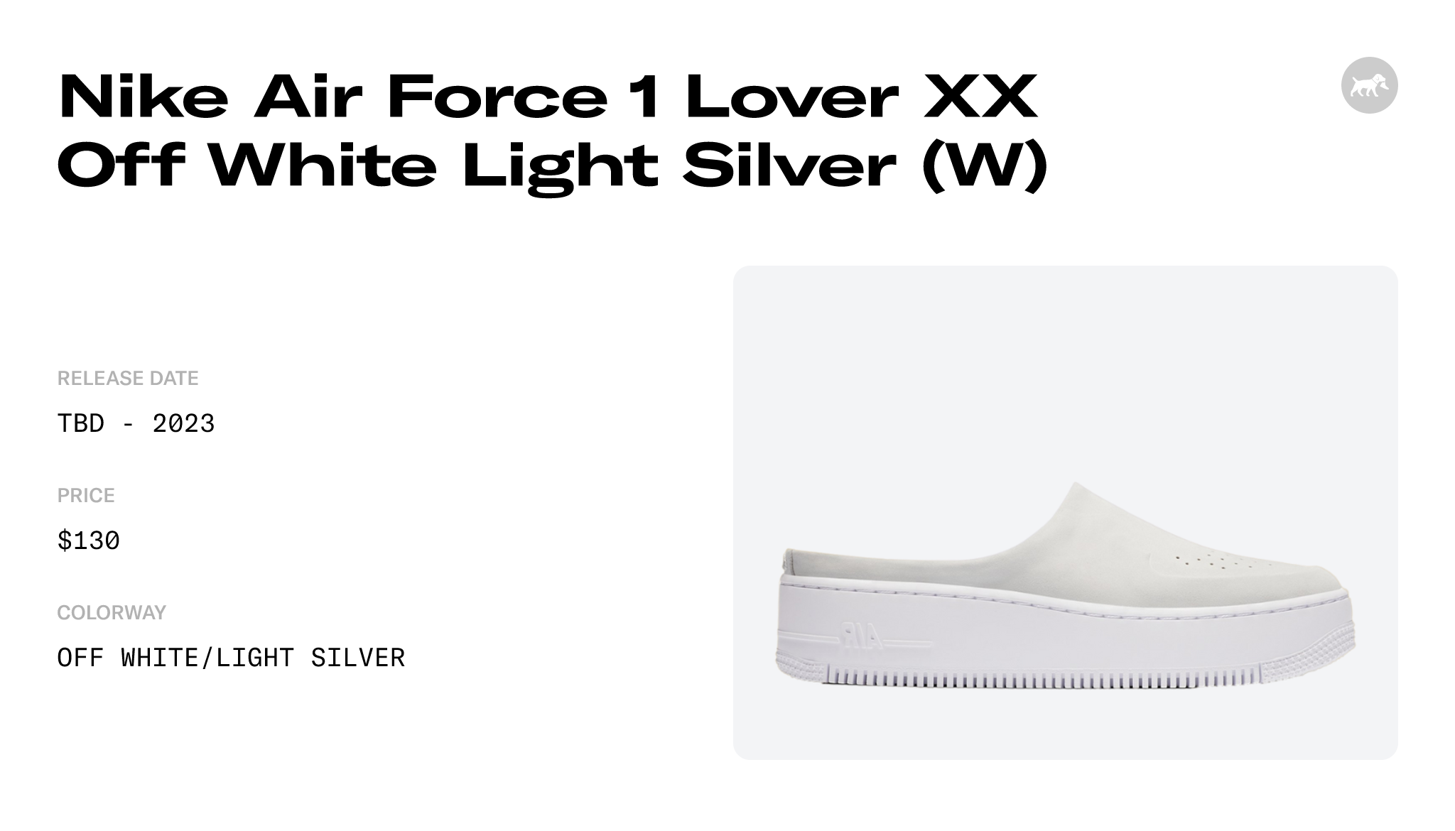 Women's shoes Nike W Air Force 1 Lover XX Off White/ Light Silver