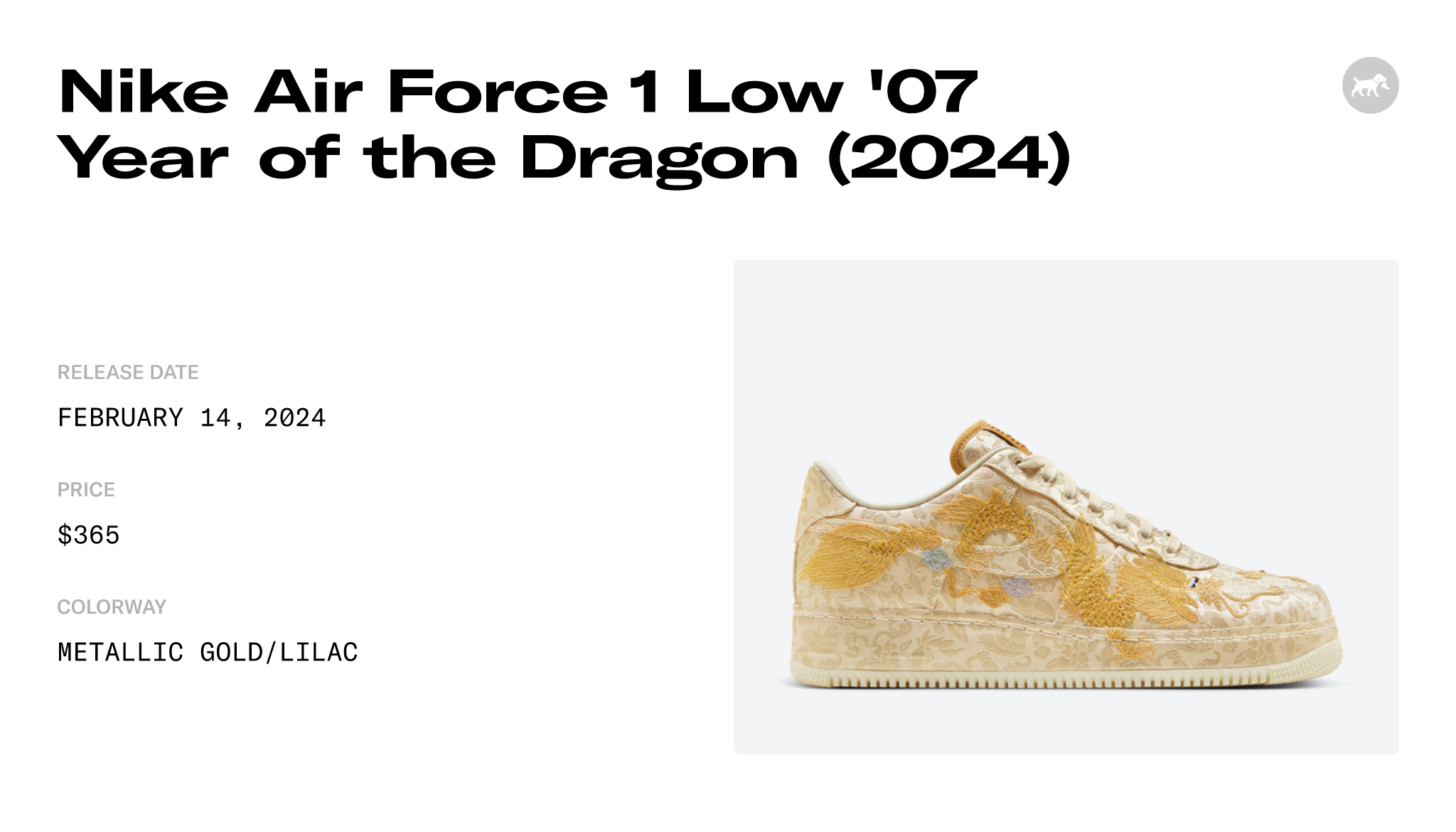 Nike Air Force 1 Low '07 Year of the Dragon (2024) Raffles and 