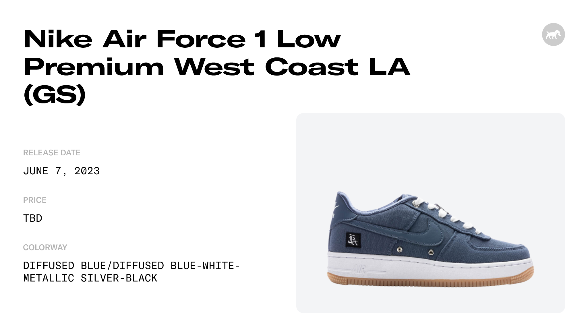Nike Air Force 1 Low Premium West Coast LA (GS) - FJ4617-491 ...