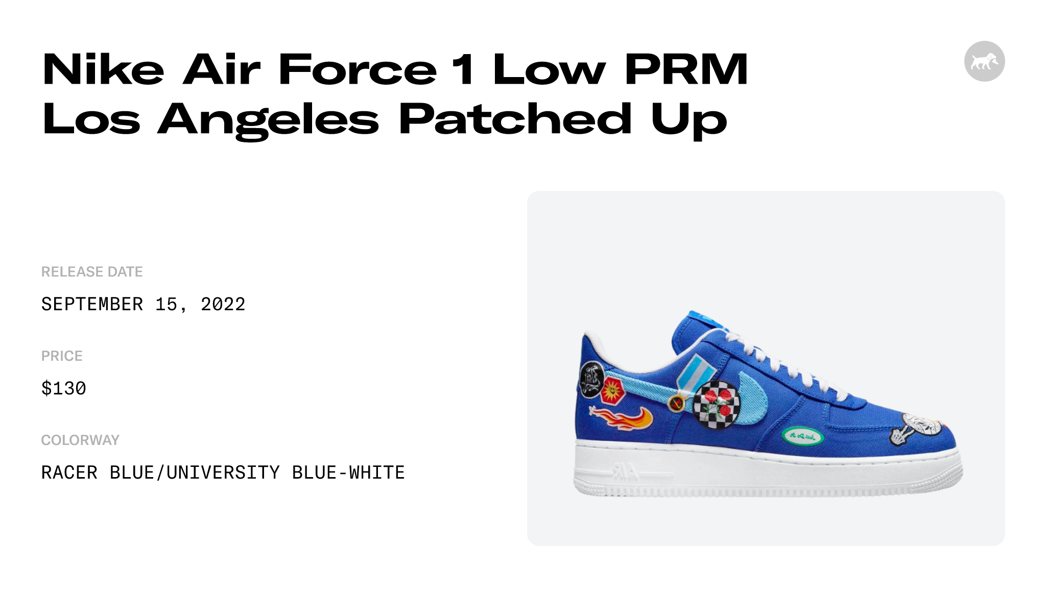 Nike Air Force 1 Low PRM Los Angeles Patched Up - DX2304-400