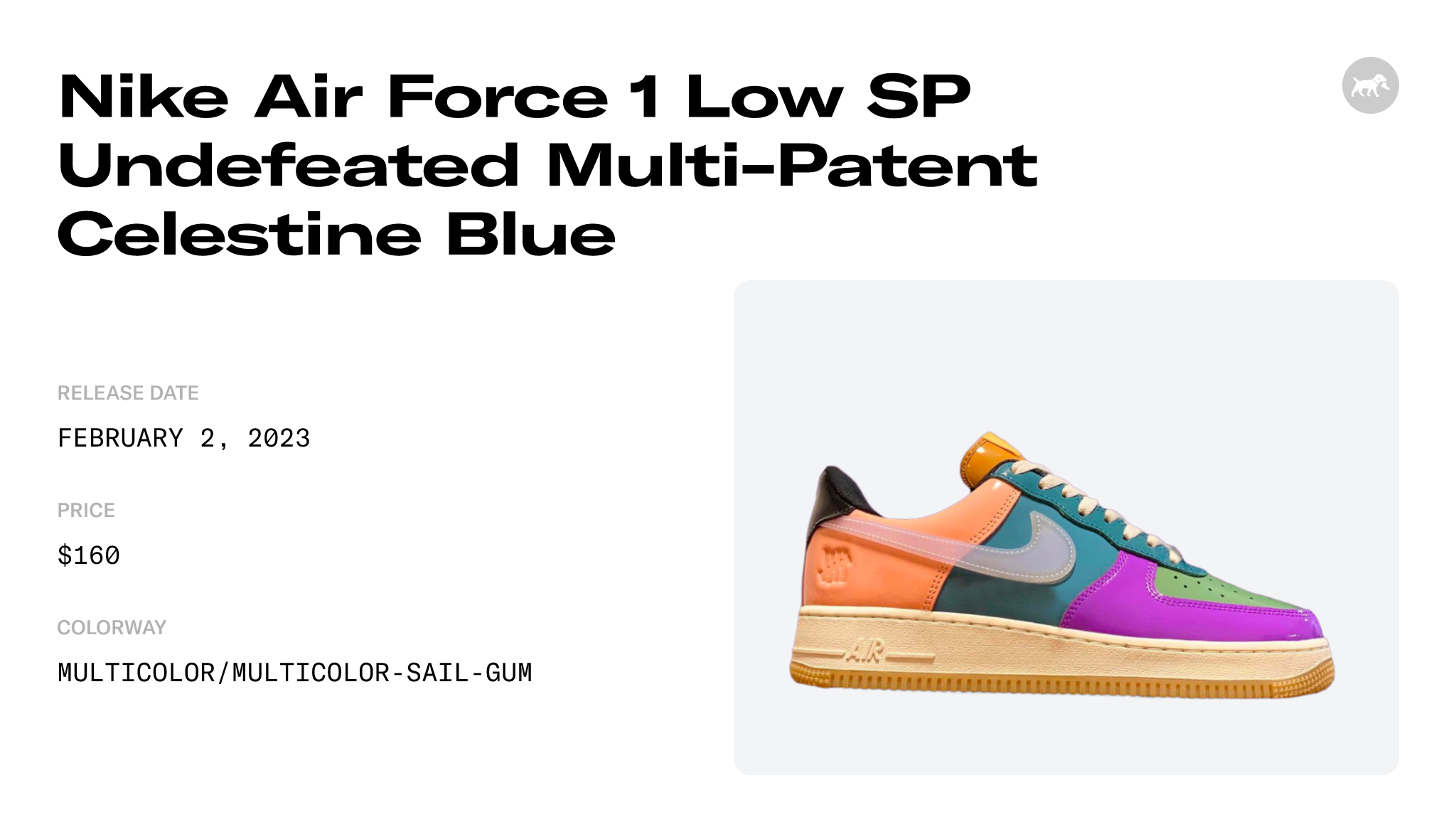 Undefeated Nike Air Force 1 SP Celestine Blue Total Orange