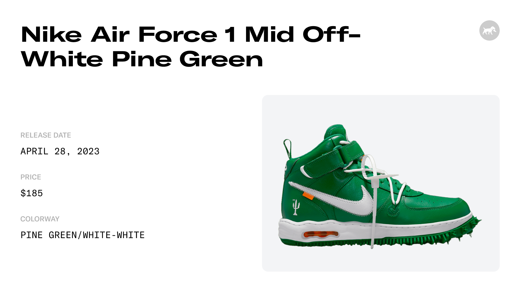 Off-White x Nike Air Force 1 Mid “Pine Green” Release Date