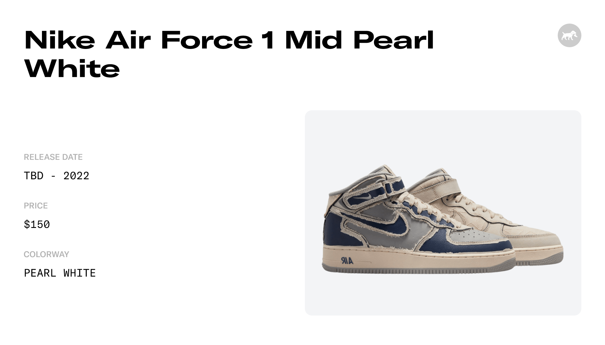 Nike Air Force 1 Mid Pearl White DZ5367-219