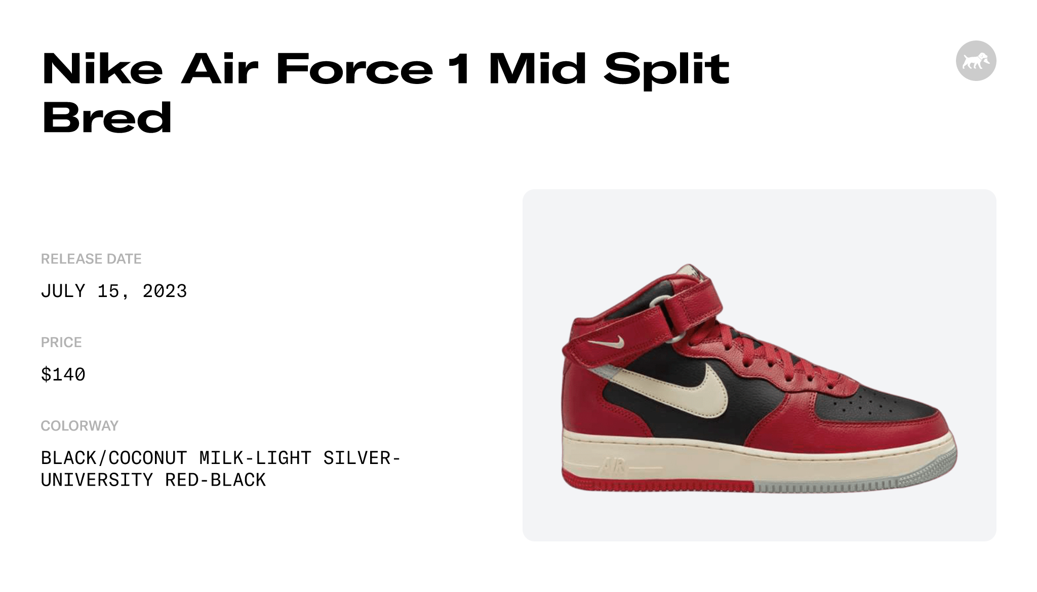 The Nike Air Force 1 Mid Split Bred Releases July 15 - Sneaker News