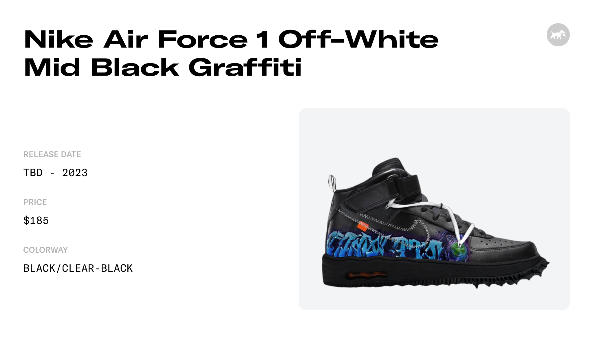 The Off-White x Nike Air Force 1 Mid “Graffiti” Just Dropped