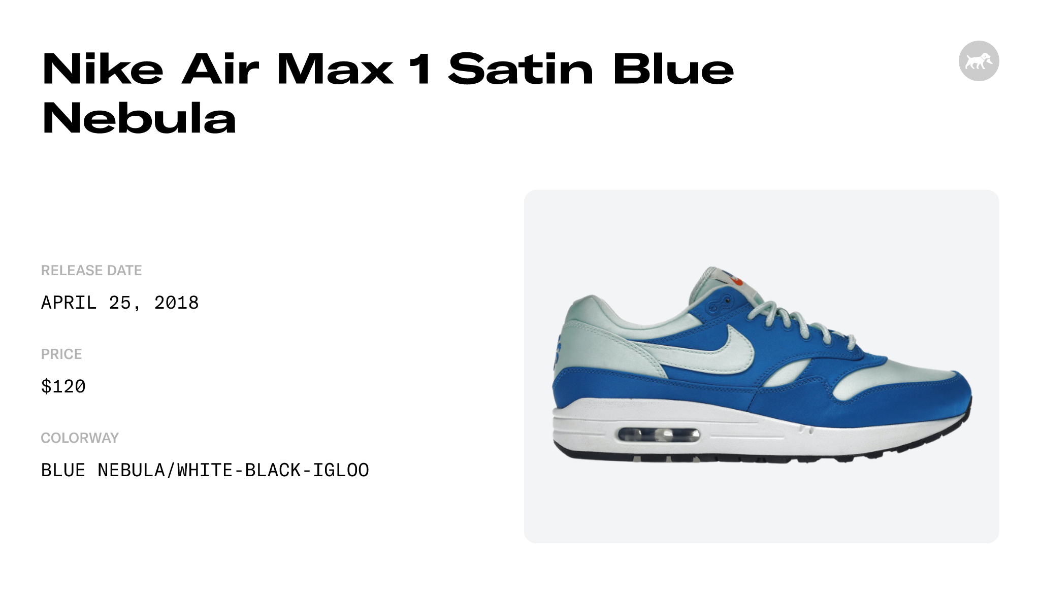 Air max 1 sale satin blue nebula