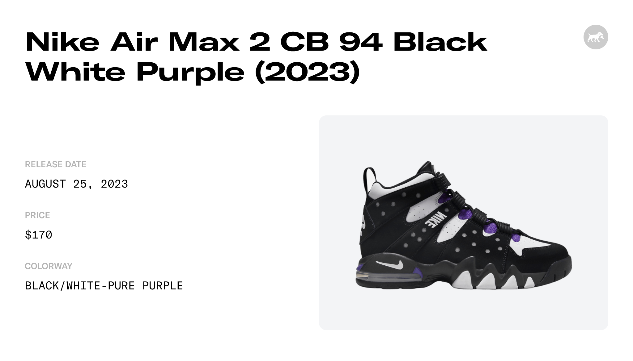 Nike Air Max CB 94 OG Black/Pure Purple FQ8233-001