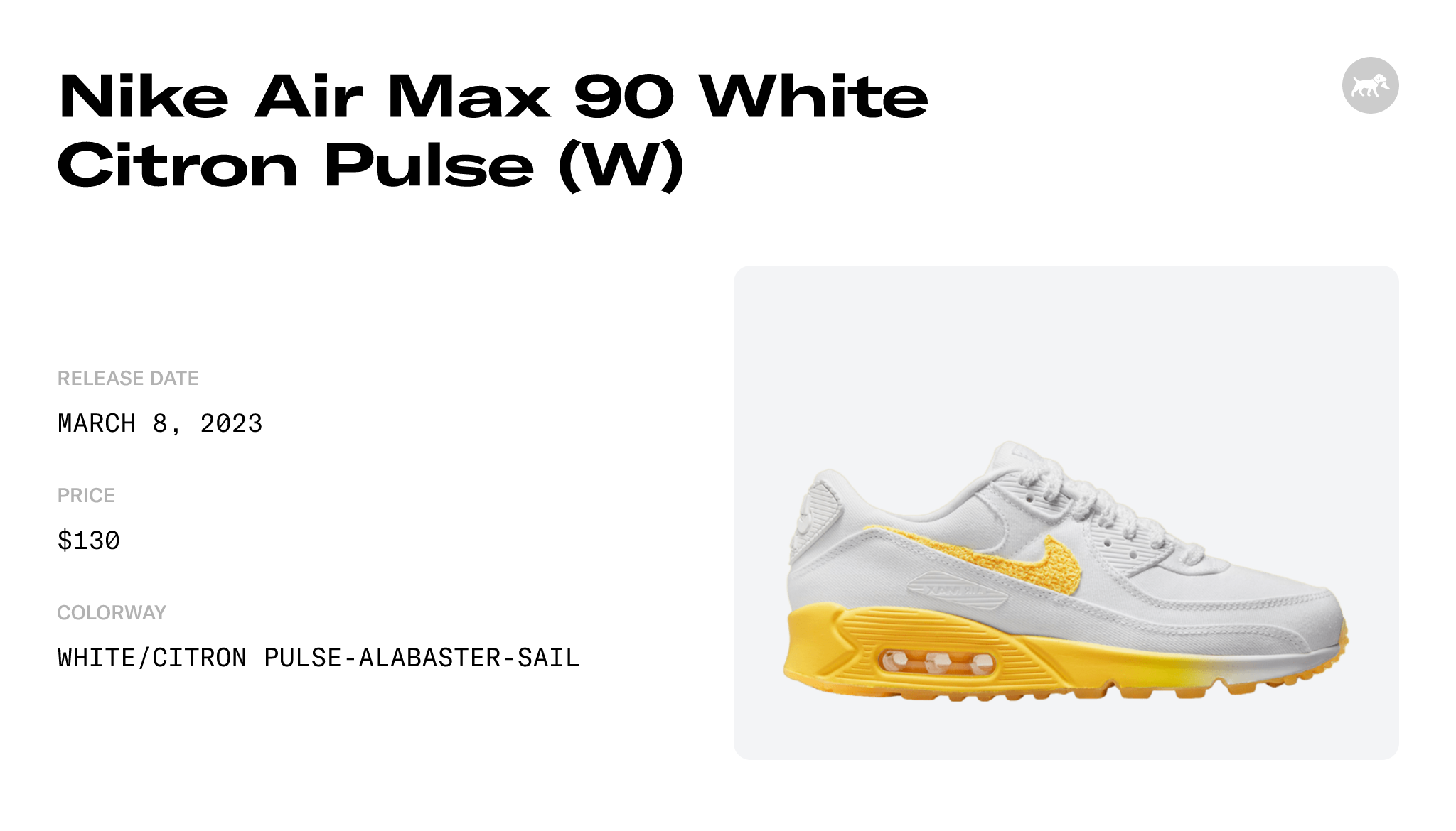 Nike Air Max 90 SE White / Alabaster / Sail / Citron Pulse - FJ4548-100