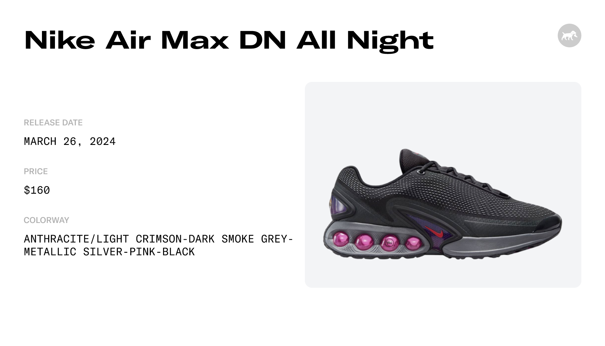 Nike Air Max DN All Night - DV3337-008 Raffles and Release Date