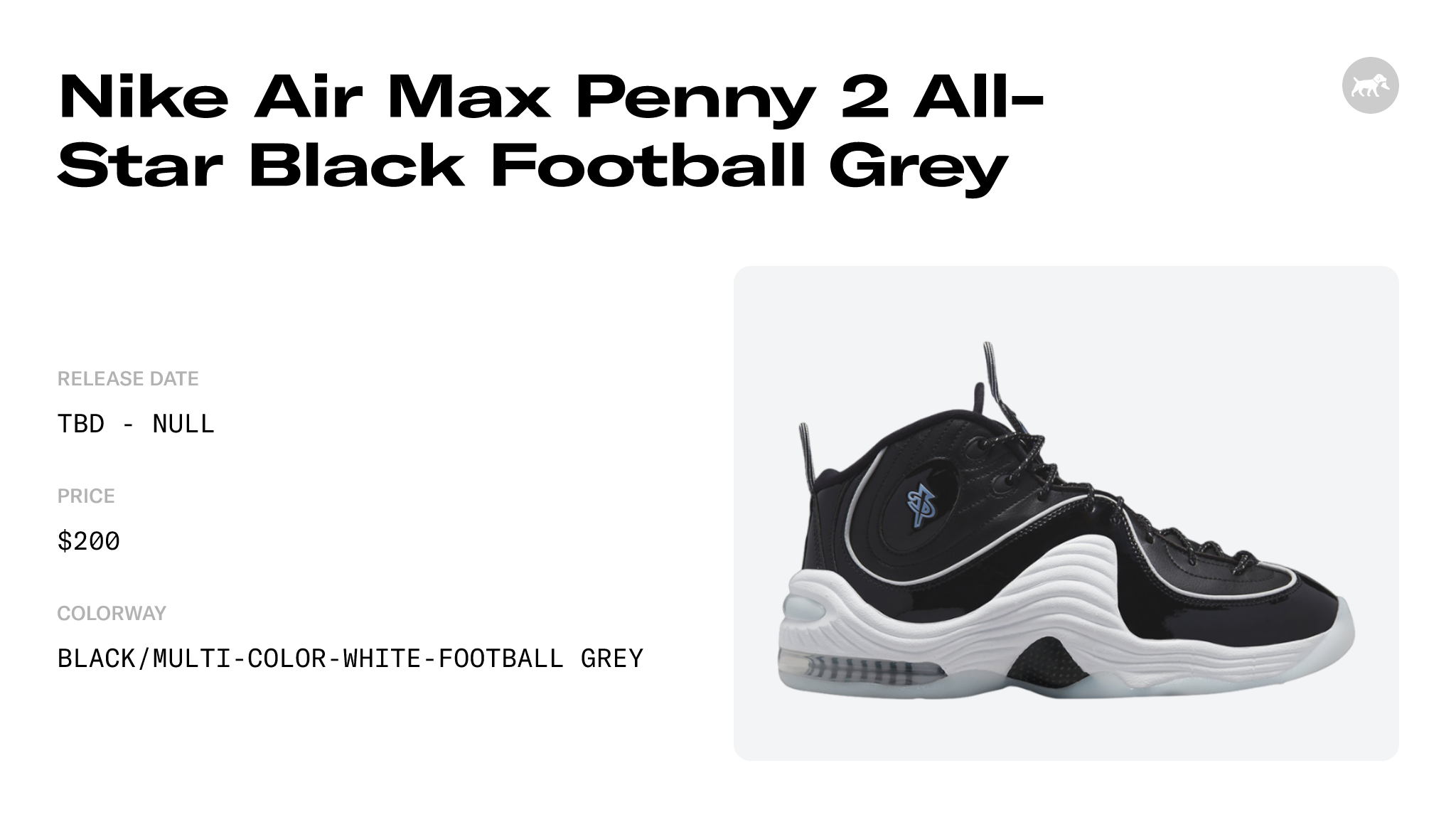 Nike Air Max Penny 2 All-Star Black Football Grey - DV0817-001 Raffles ...