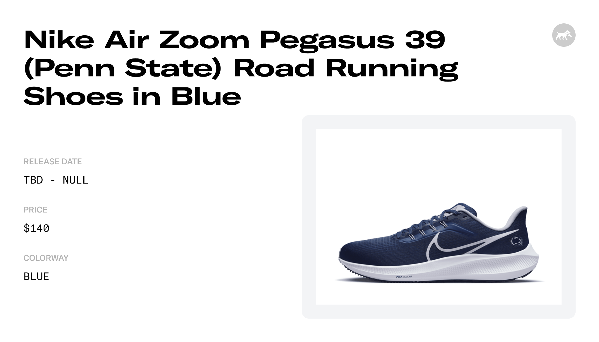 penn state nike pegasus 37