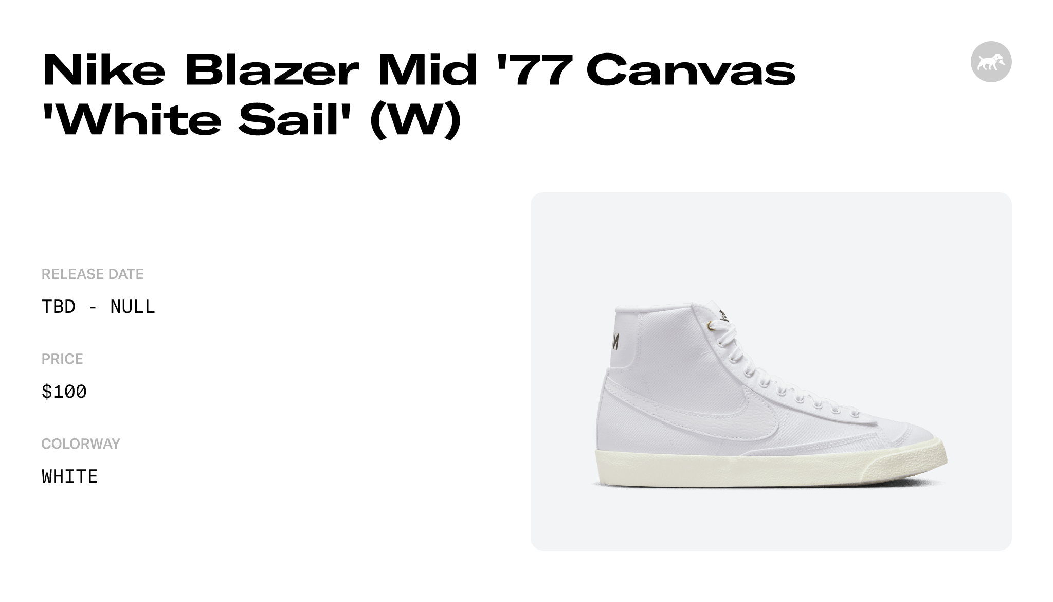 Blazer mid clearance 77 canvas sail