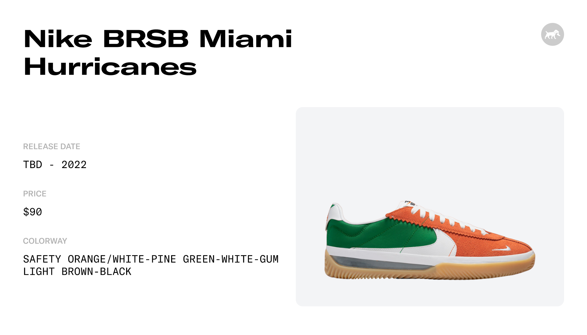 Nike BRSB Miami Hurricanes - DH9227-800 Raffles and Release Date