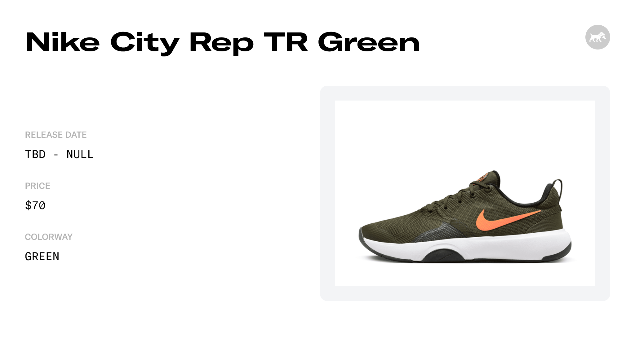Nike City Rep TR Green - DA1352-300 Raffles and Release Date