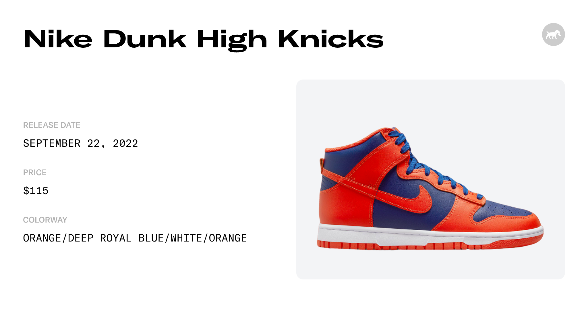 Nike Dunk High Knicks - DD1399-800 Raffles and Release Date
