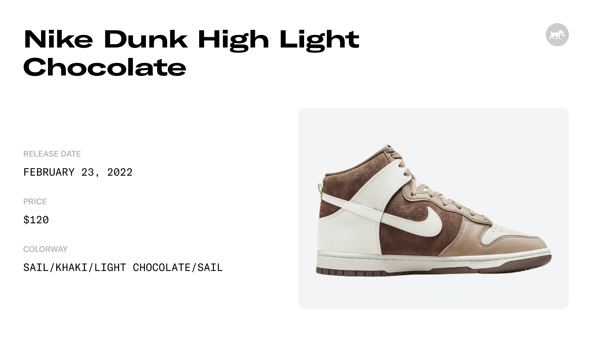 Nike Dunk High Light Chocolate - DH5348-100 Raffles and Release Date