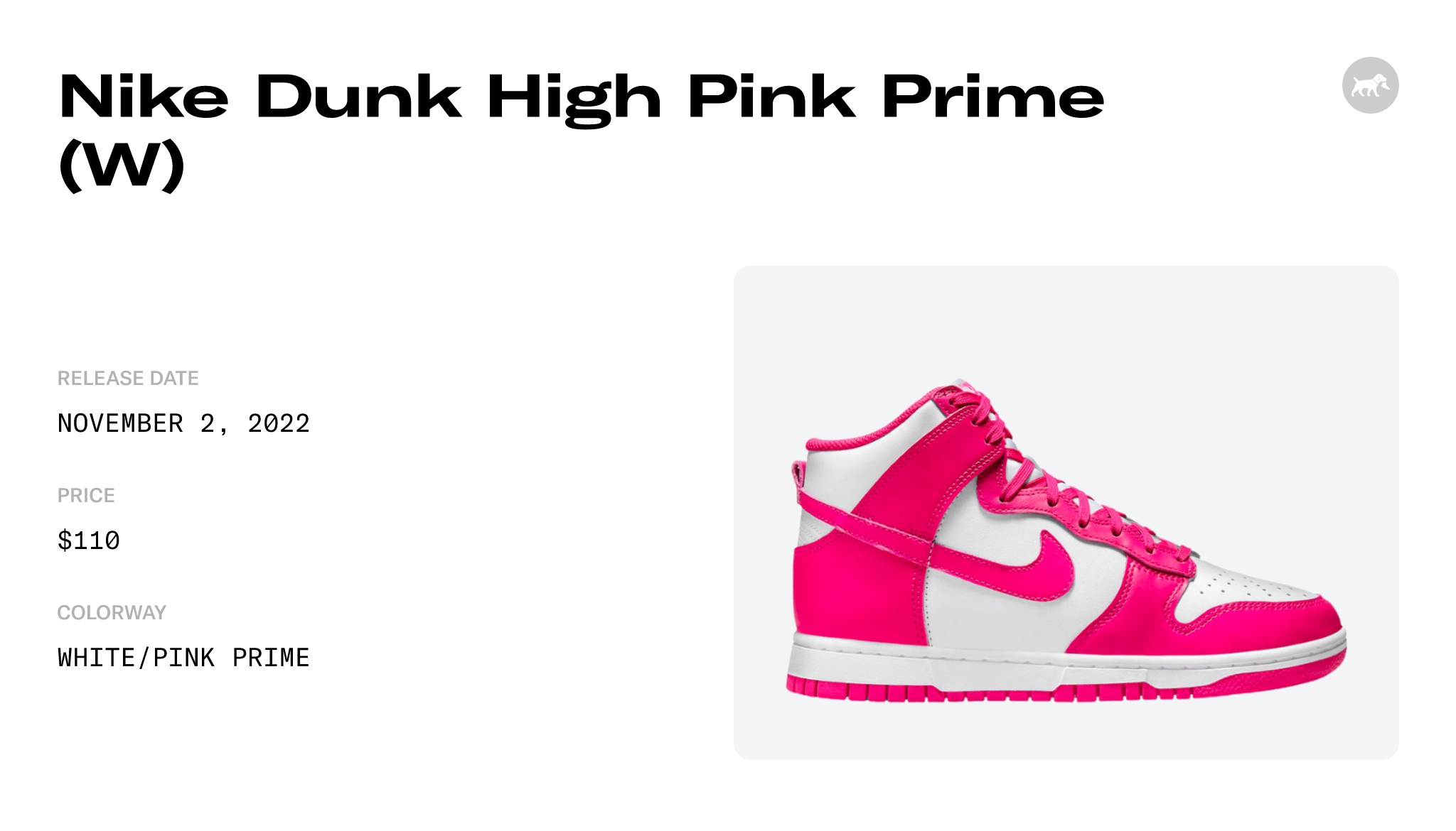 Wmns Dunk High 'Pink Prime' DD1869-110